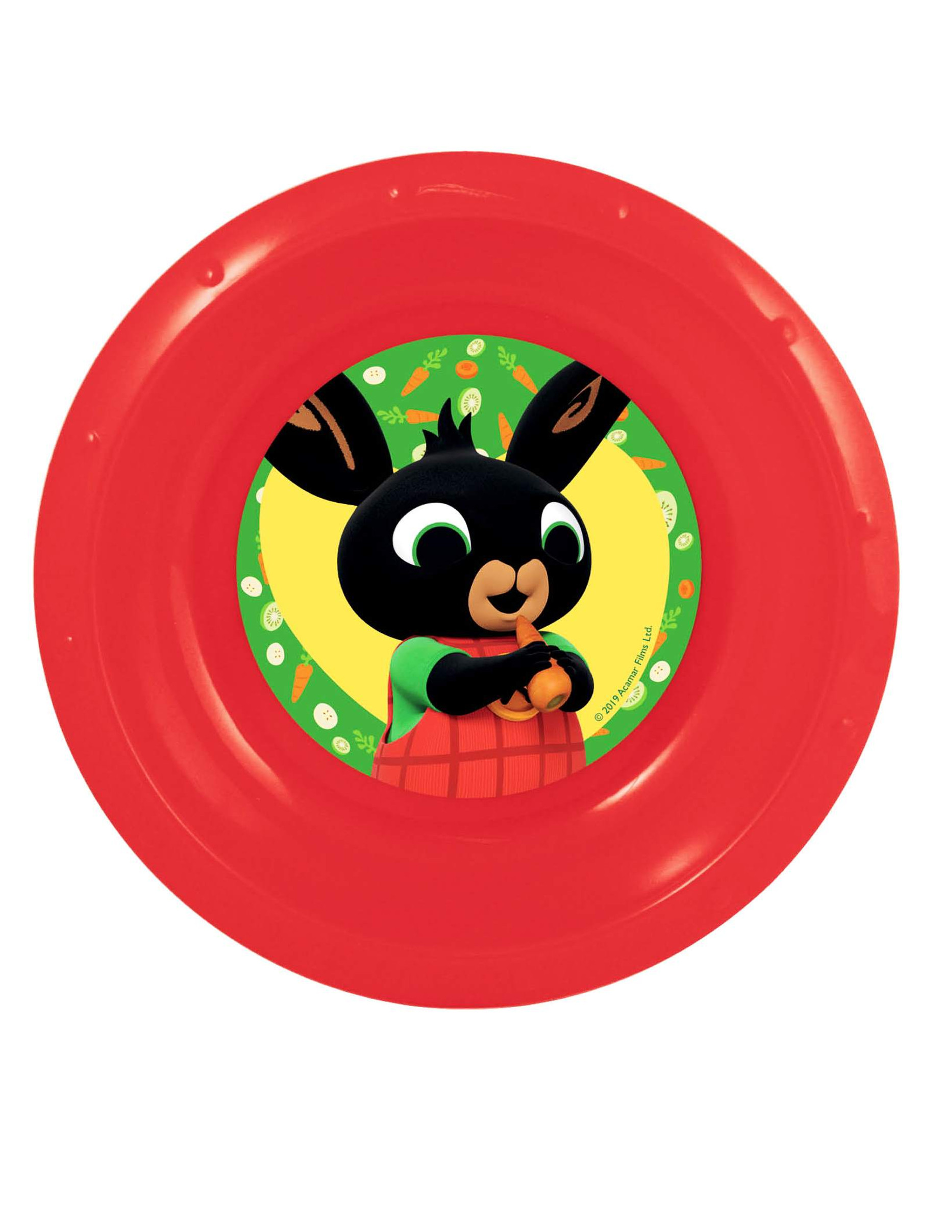 Petite assiette en plastique réutilisable Bing 16 cm