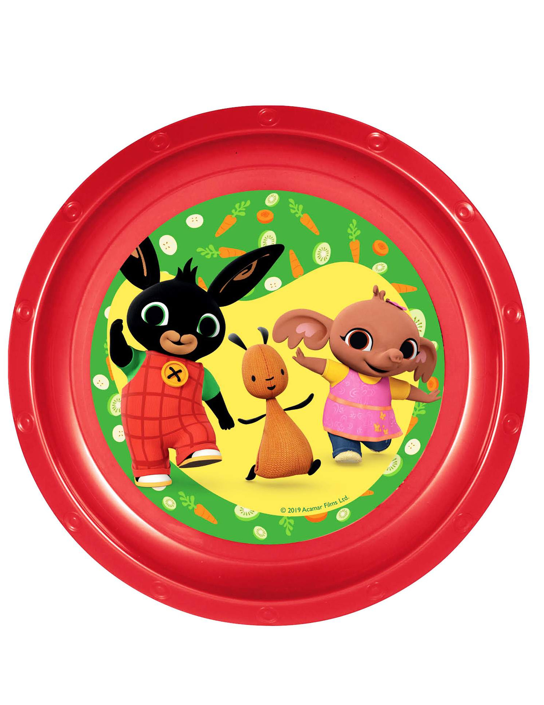 Assiette en plastique réutilisable Bing 21 cm