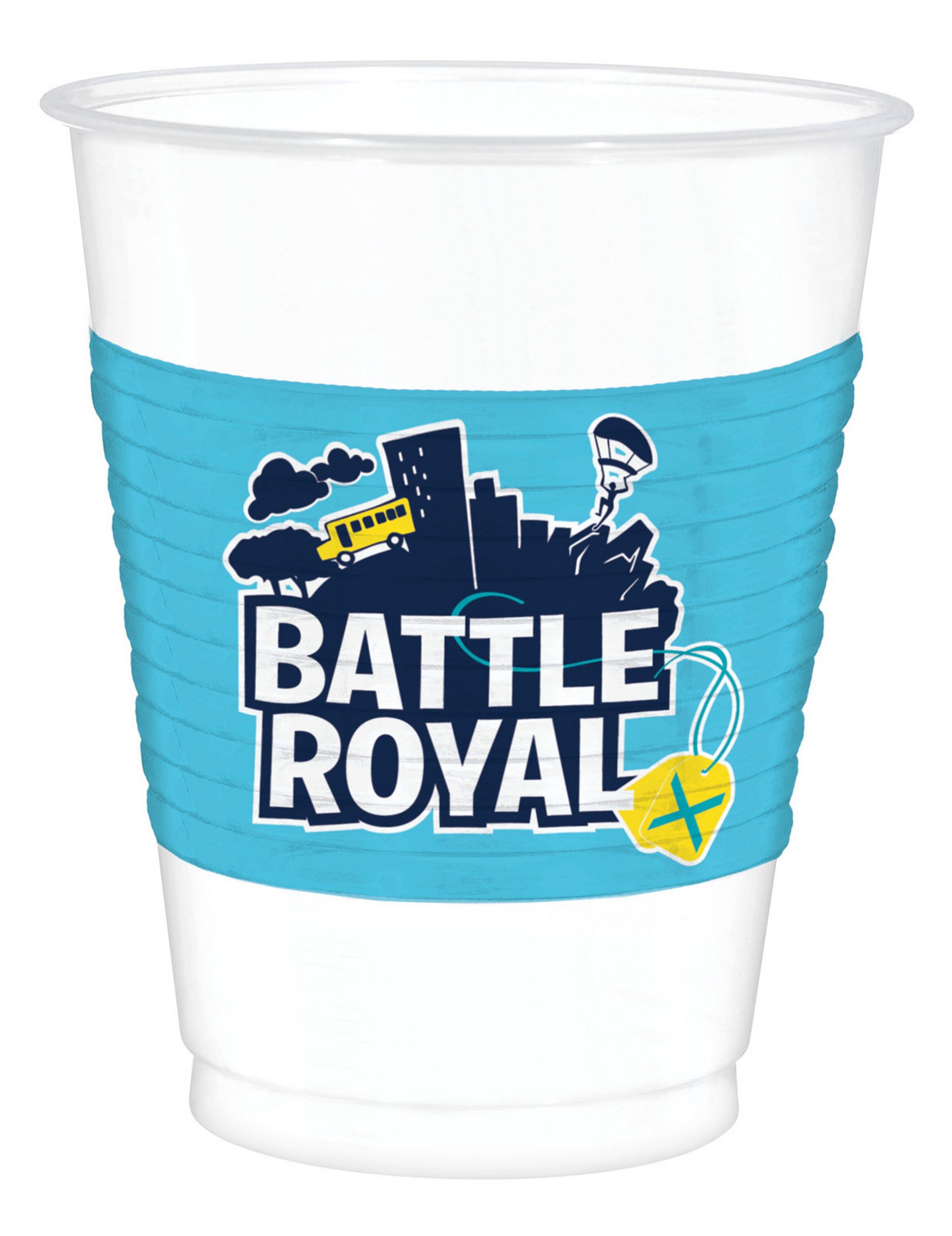 8 Gobelets en plastique battle royale 473 ml
