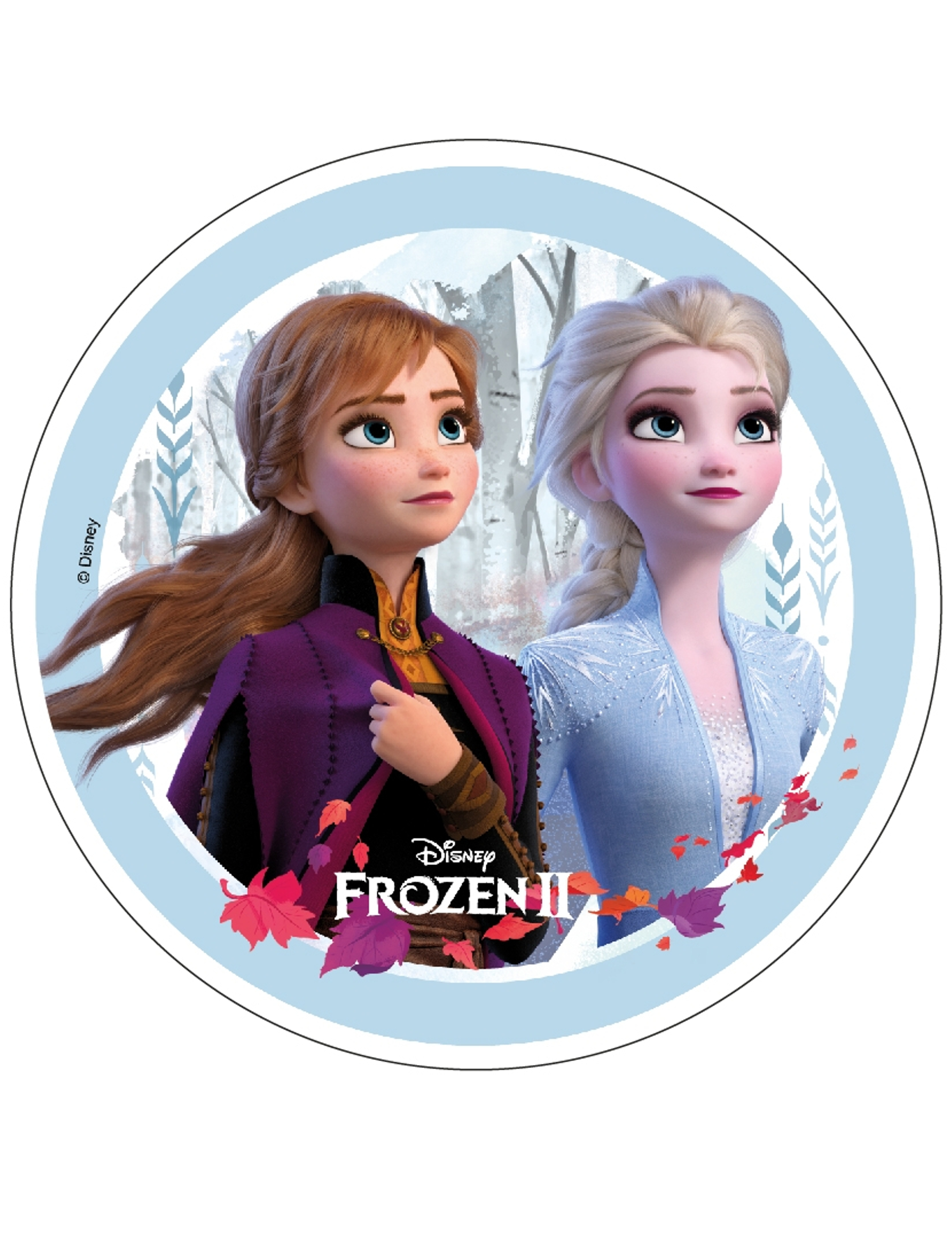 Disque en azyme La Reine des Neiges 2 21 cm