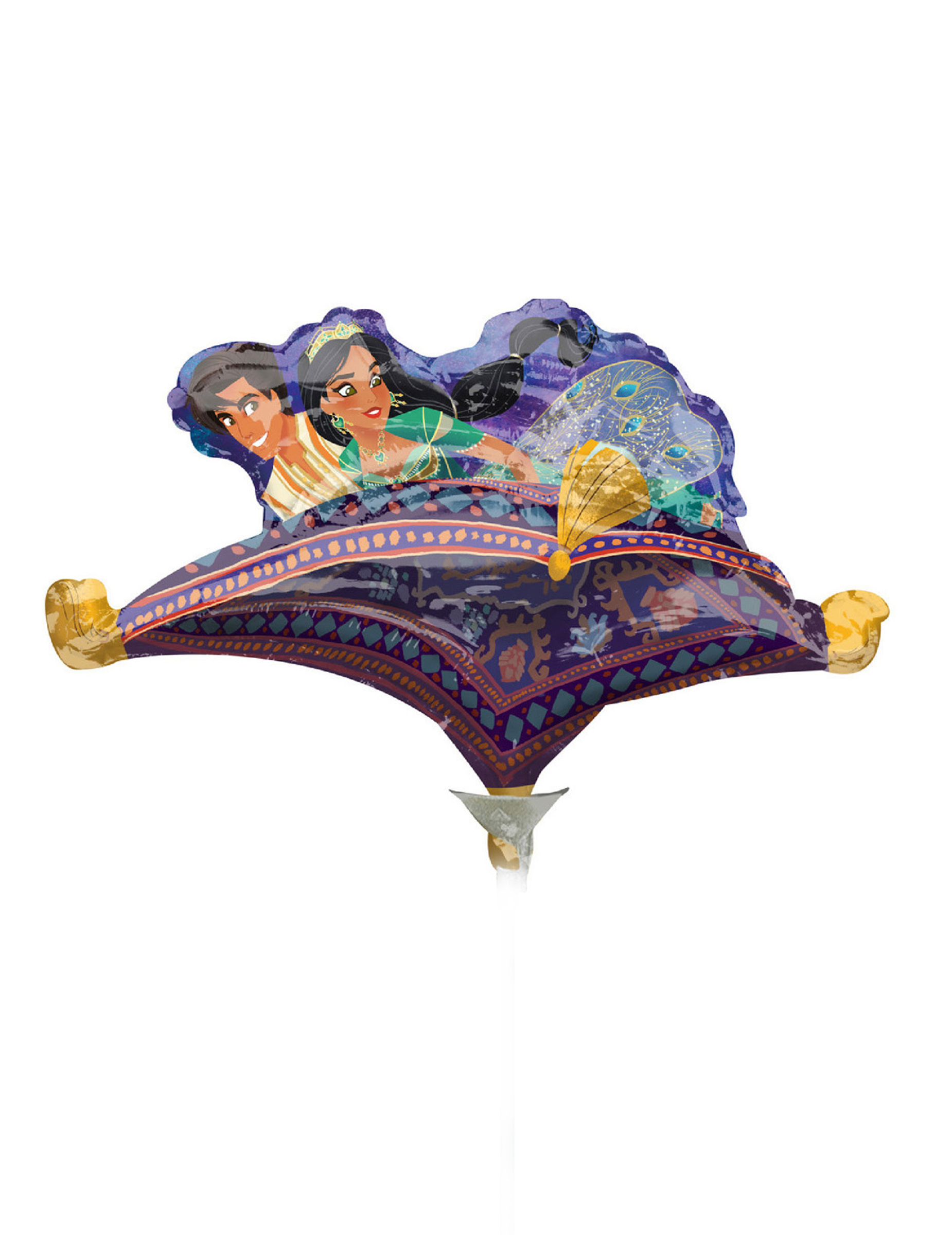 Petit ballon aluminium recto verso Aladdin 23 cm