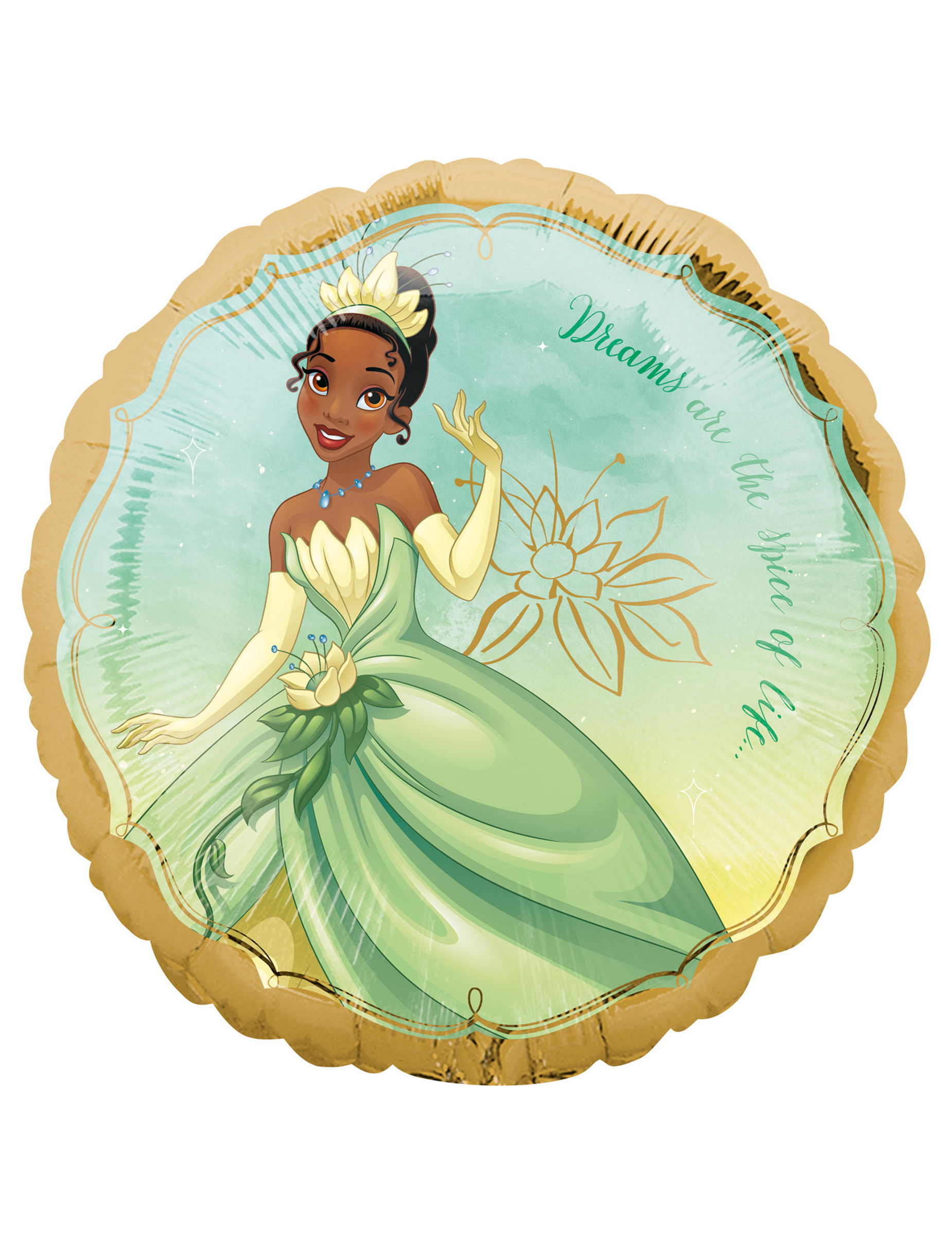 Ballon aluminium Tiana Disney 43 cm