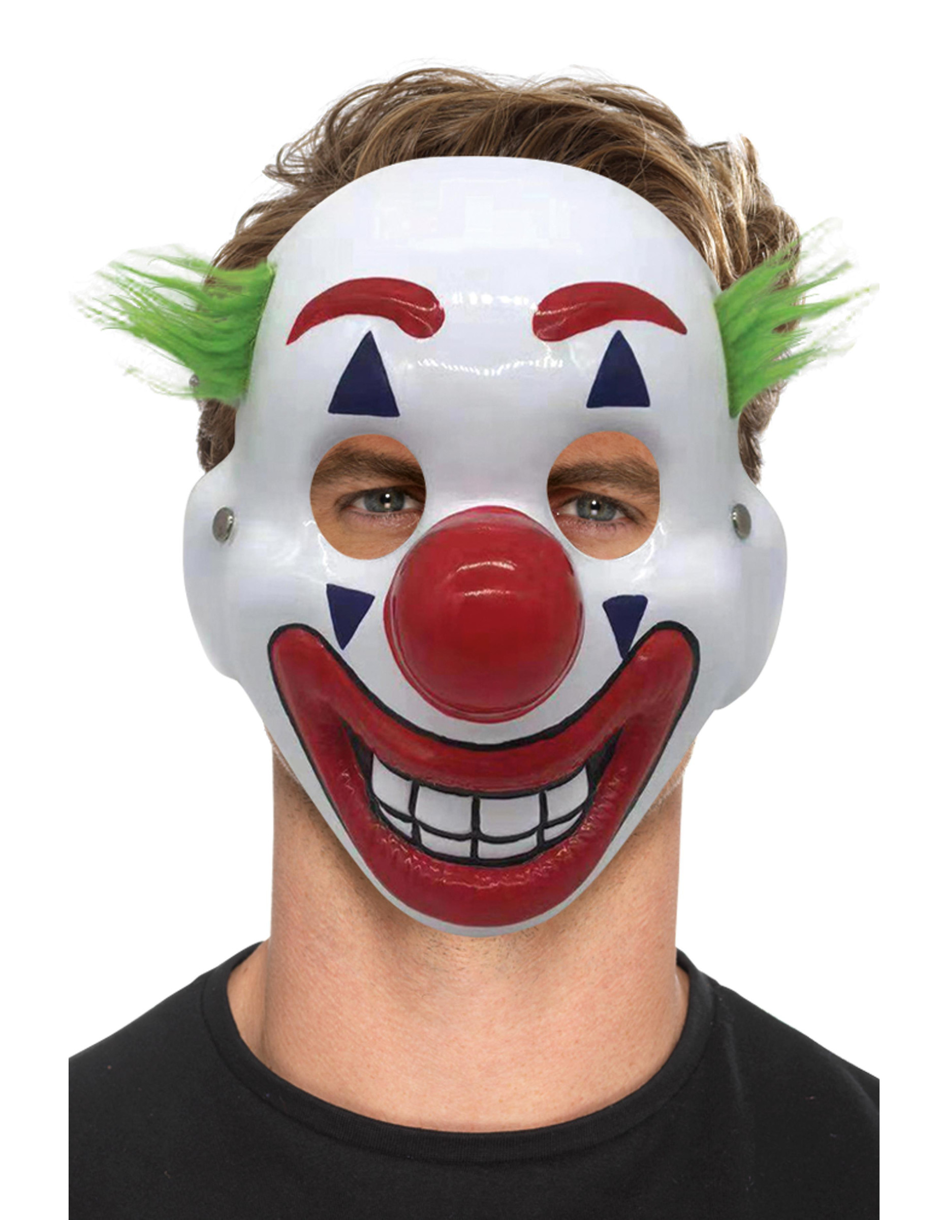 Masque clown fou adulte