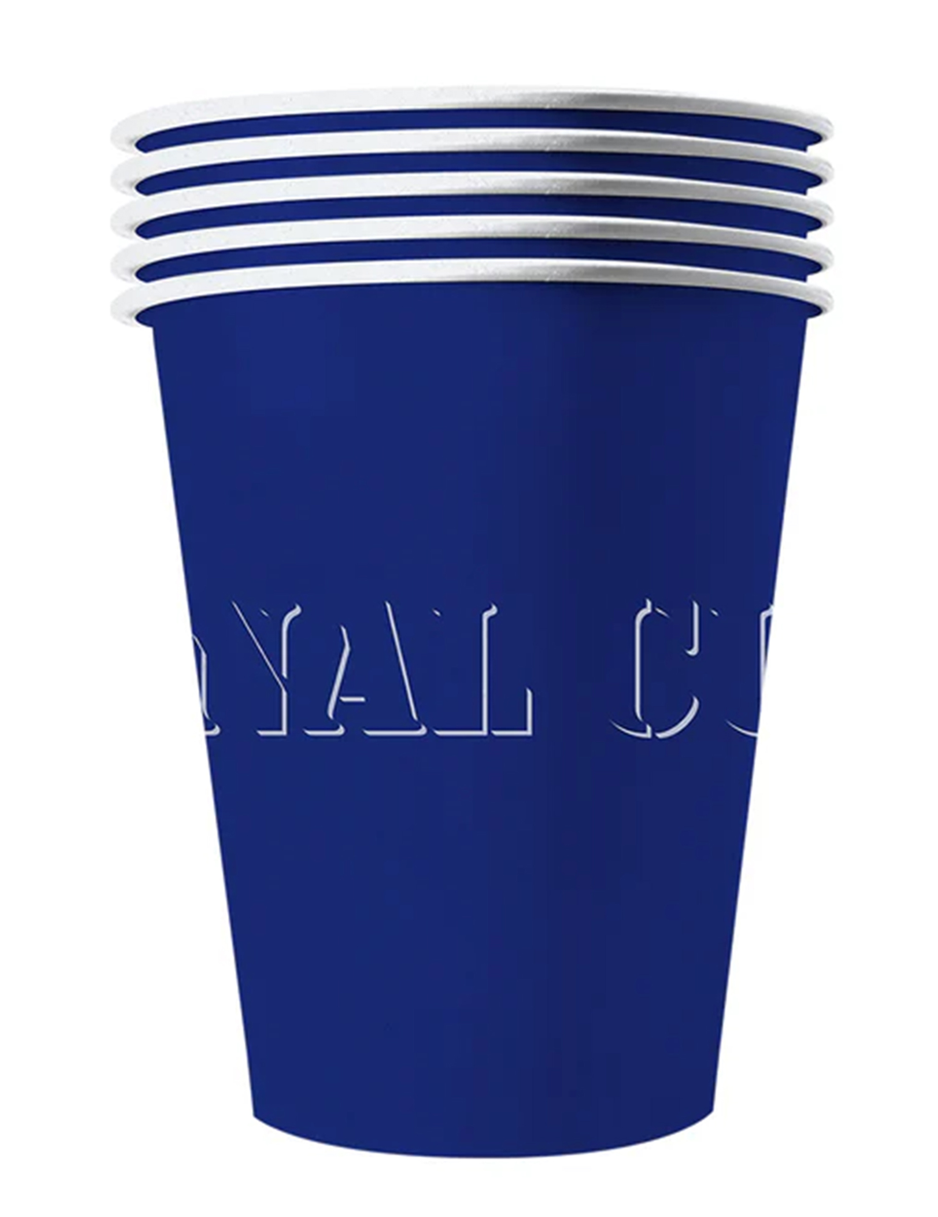 20 Gobelets américains carton recyclable bleus 53 cl