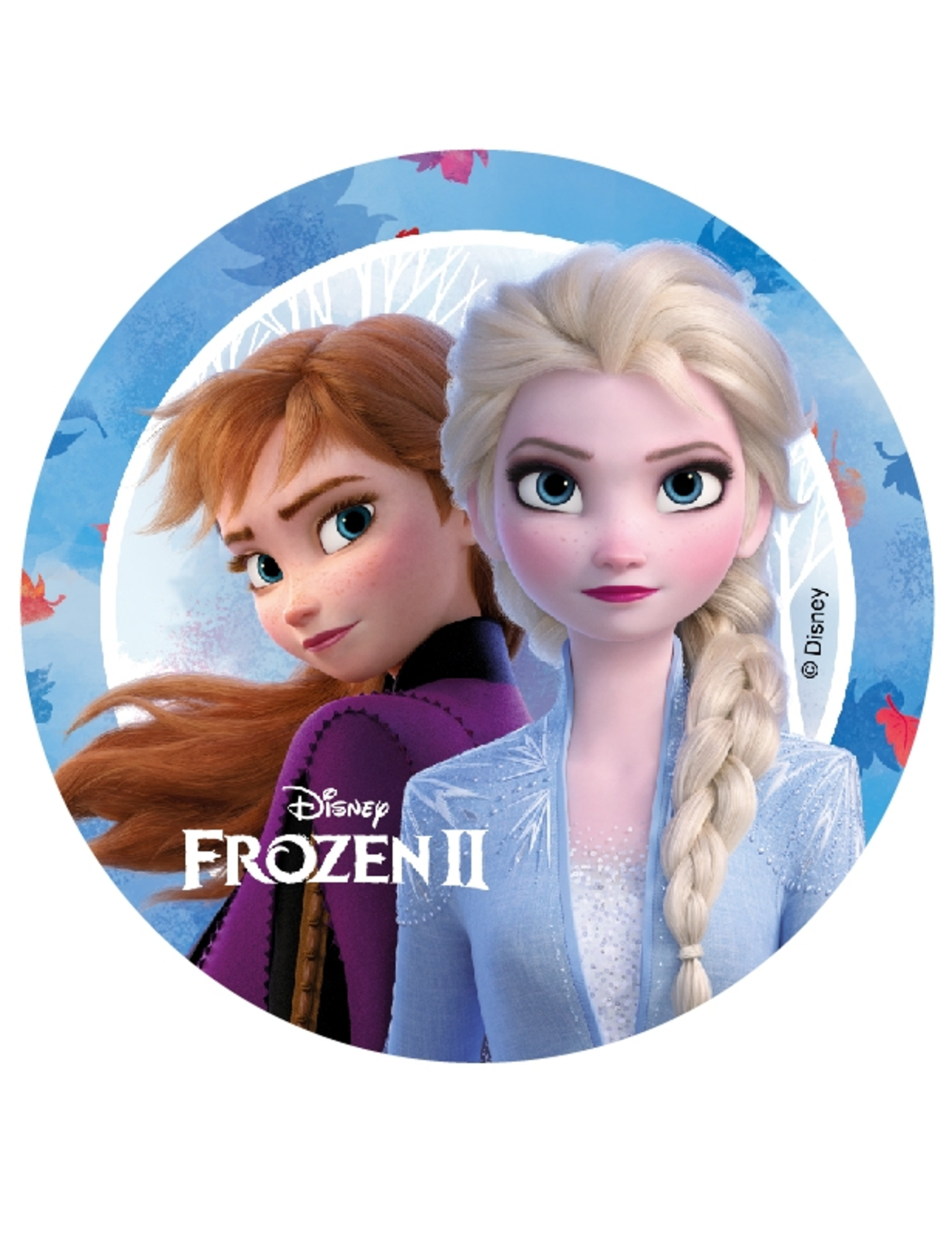 Disque en azyme La Reine des Neiges 2 14,5 cm