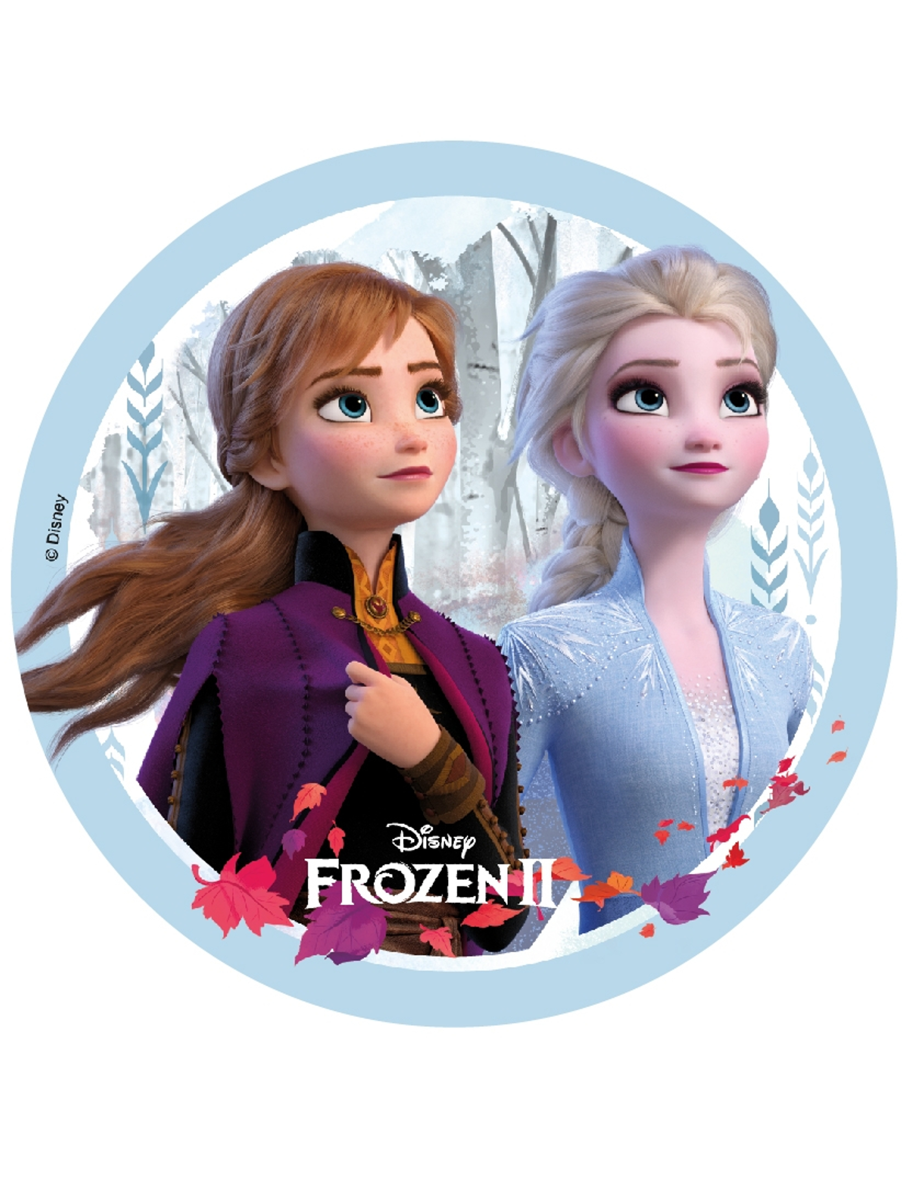 Disque en azyme La Reine des Neiges 2 18,5 cm