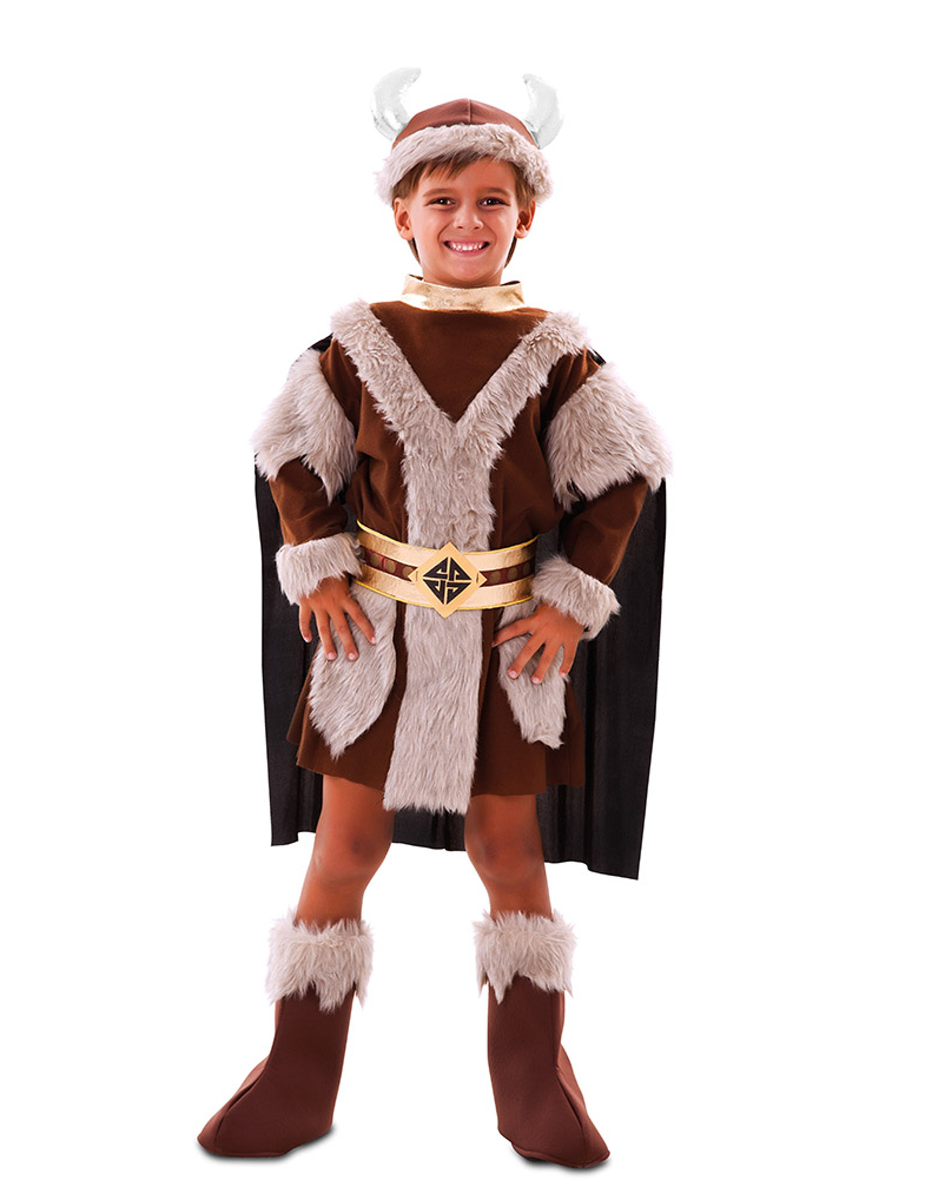 Déguisement viking marron garçon