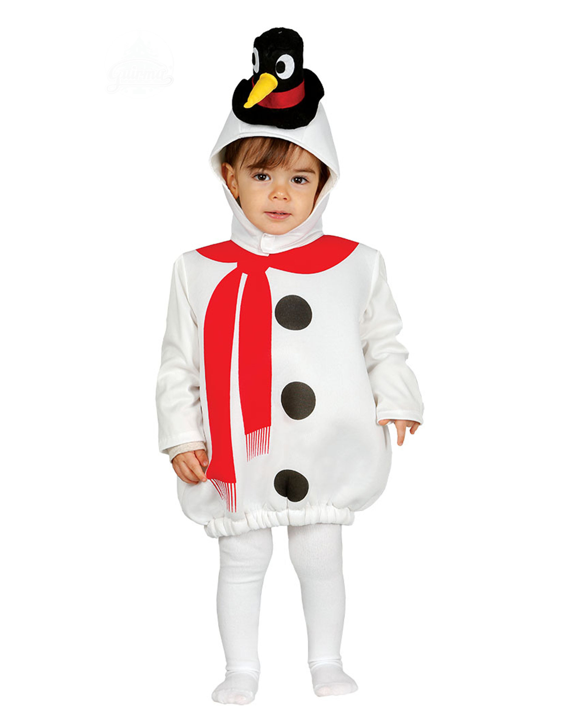 Déguisement bonhomme de neige chapeau pingouin bébé