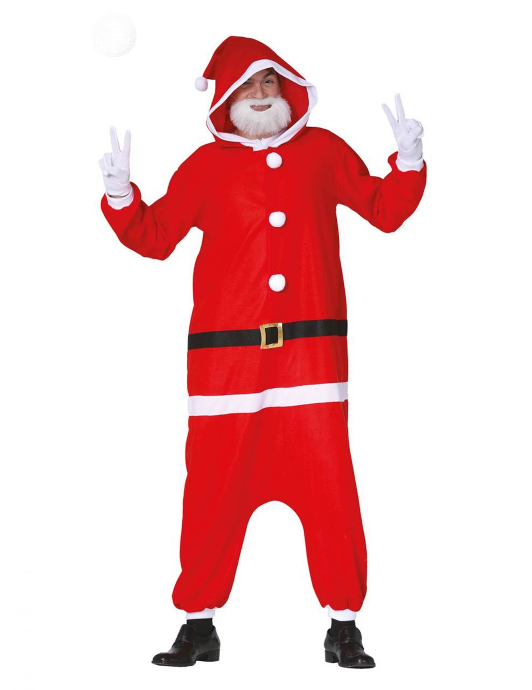 Combinaison Père Noël moderne adulte