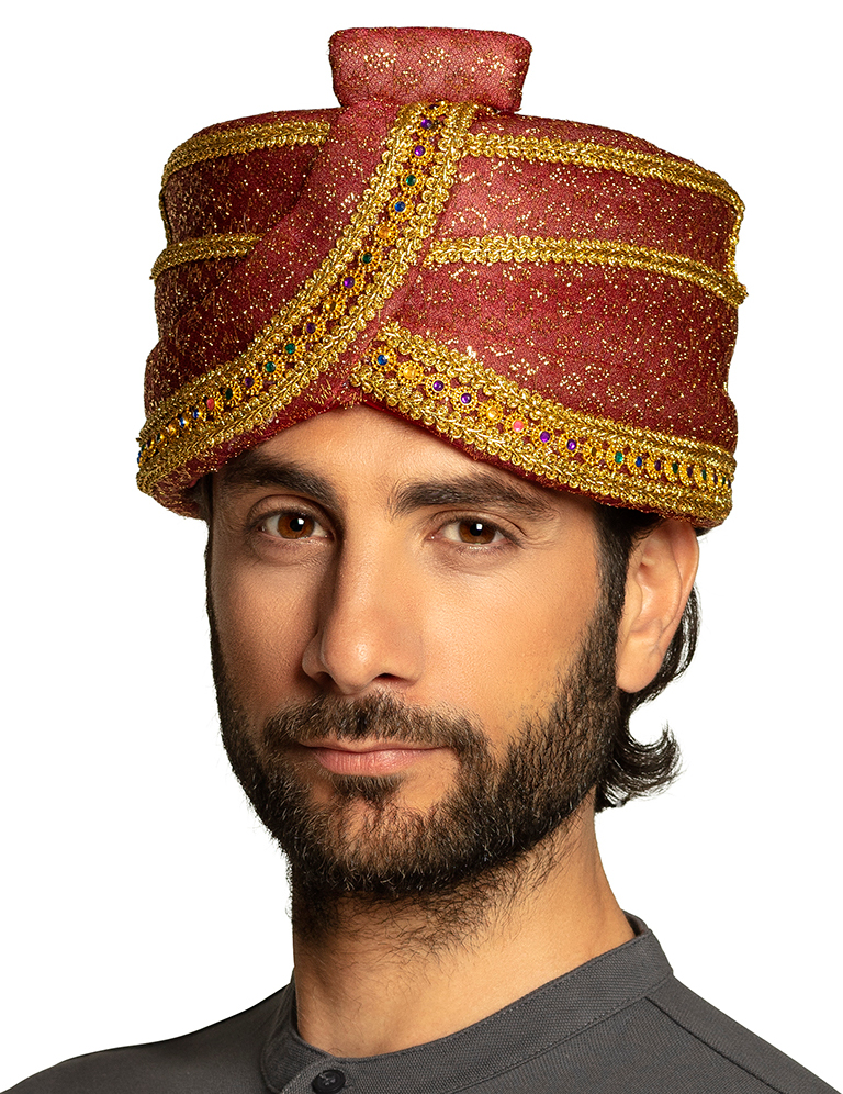 Coiffe sultan pailleté adulte