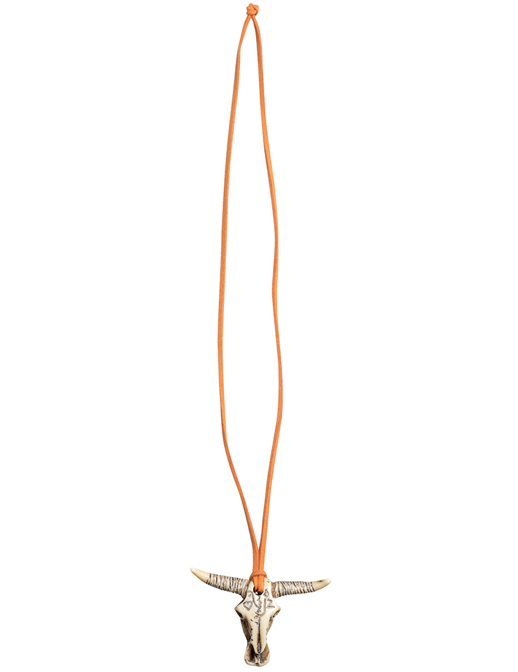 Collier crâne buffle adulte