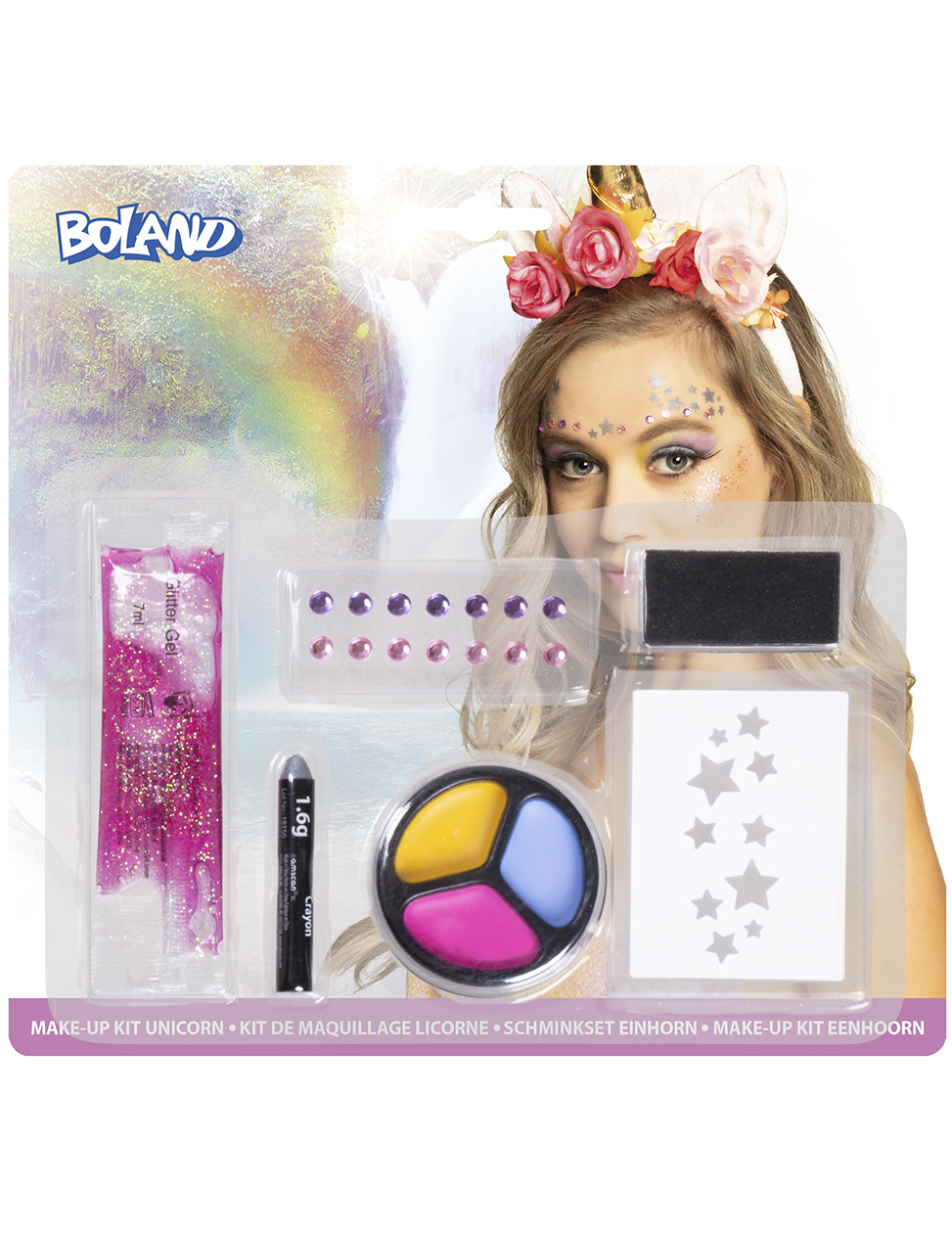 Kit maquillage licorne adulte