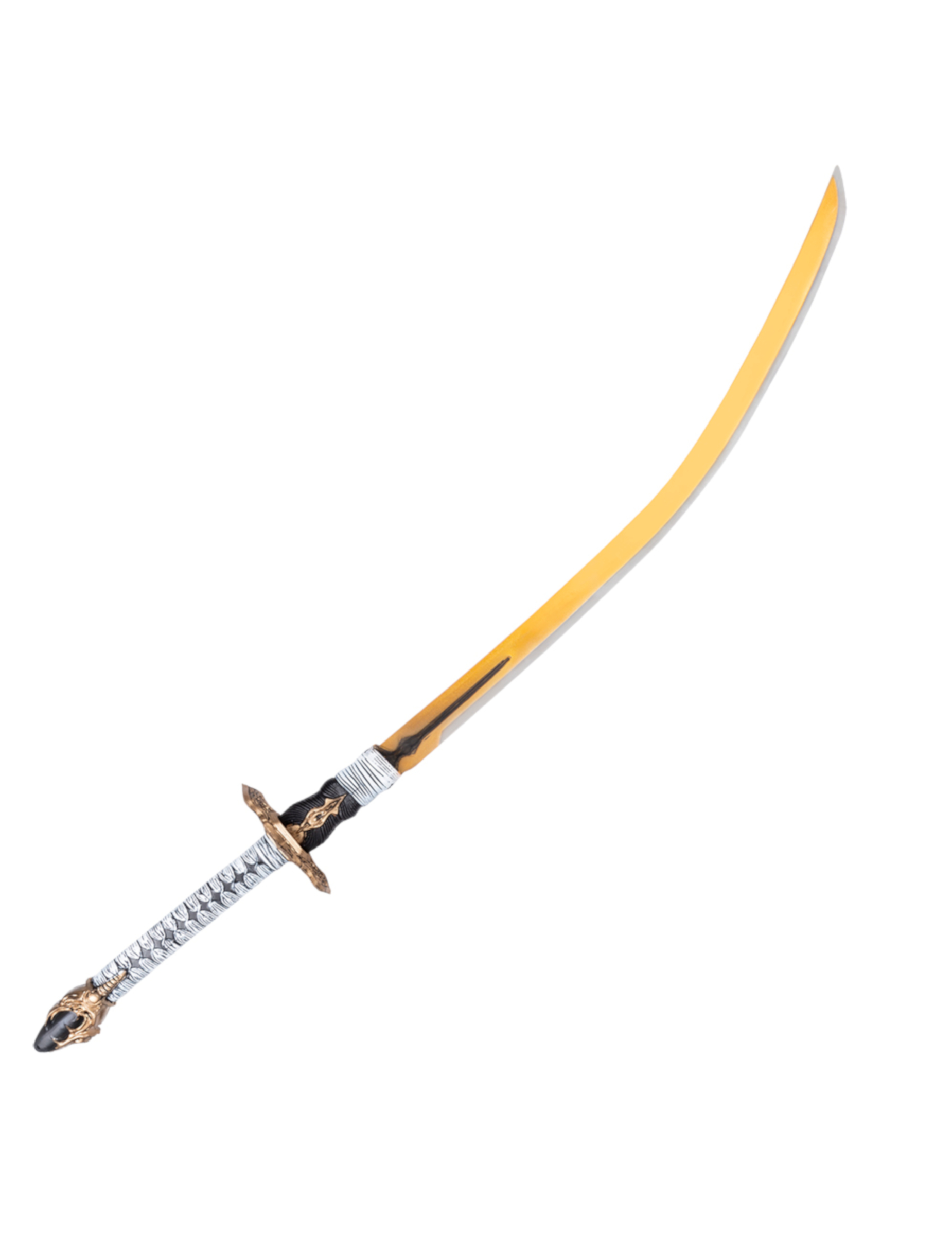 Sabre ninja doré en mousse dure 105 cm