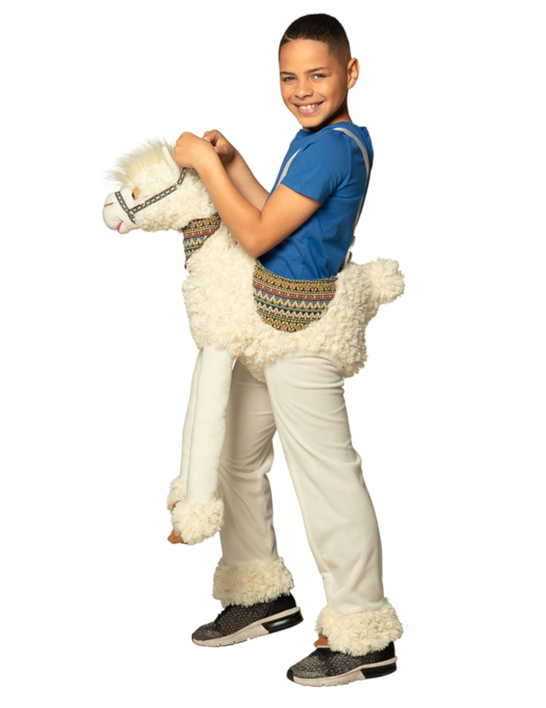 Déguisement à dos de lama blanc enfant