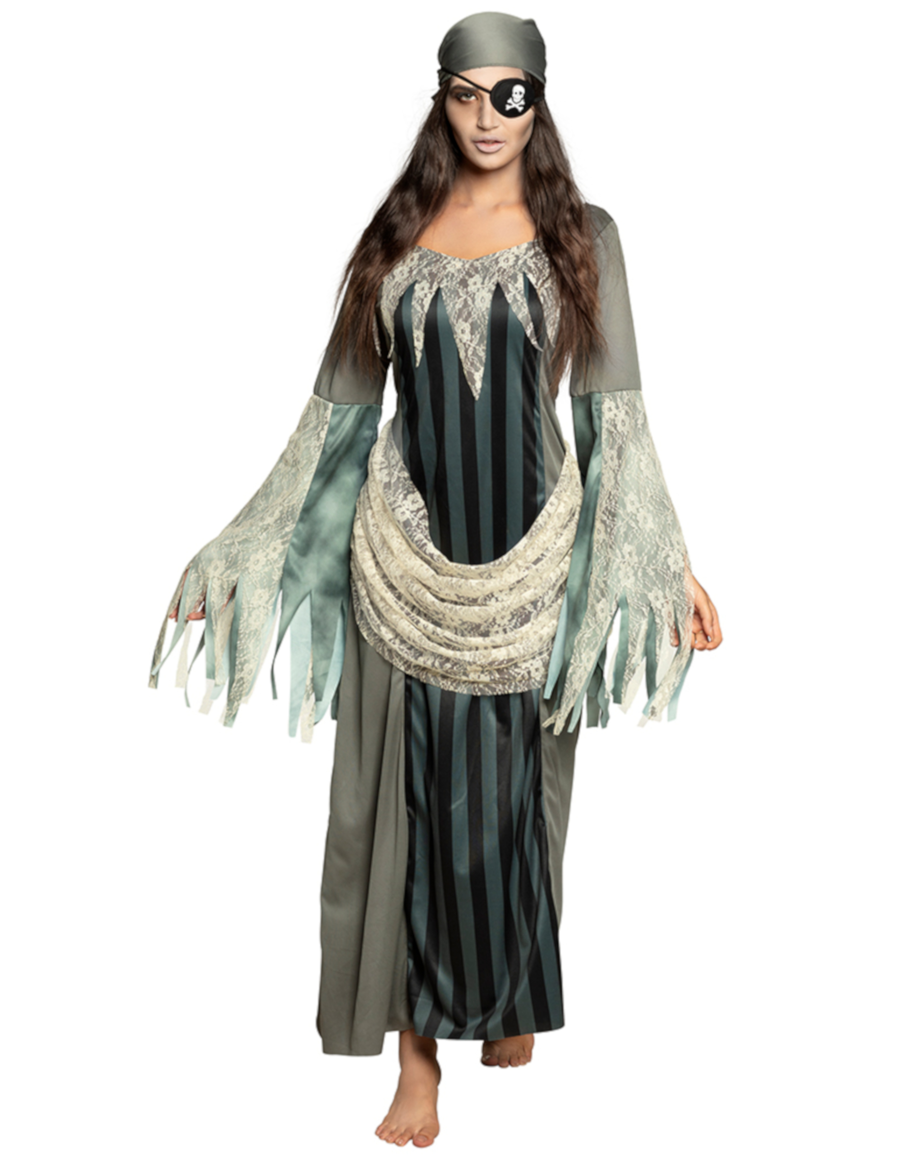 Déguisement robe longue pirate fantôme femme