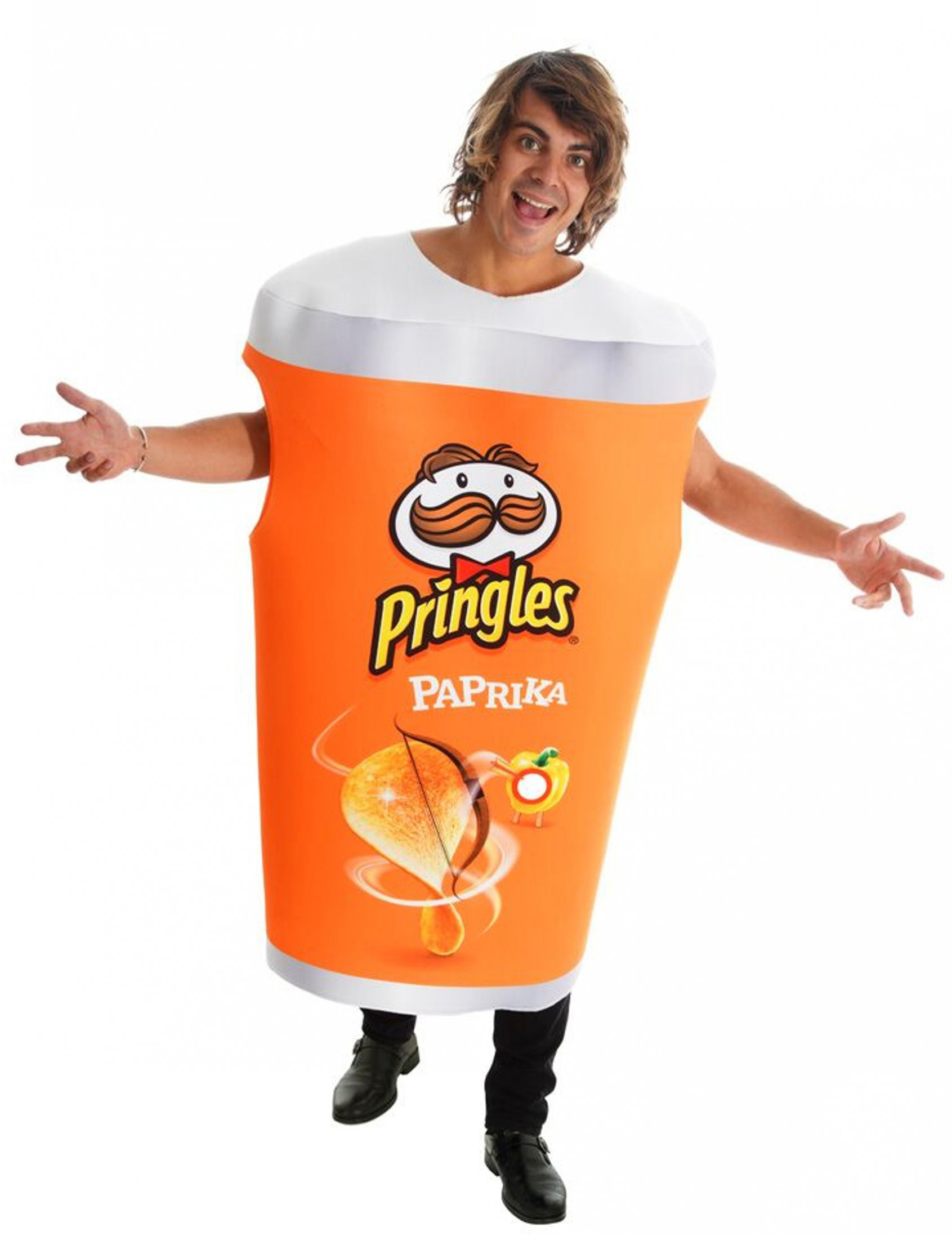 Déguisement boîte Pringles paprika adulte