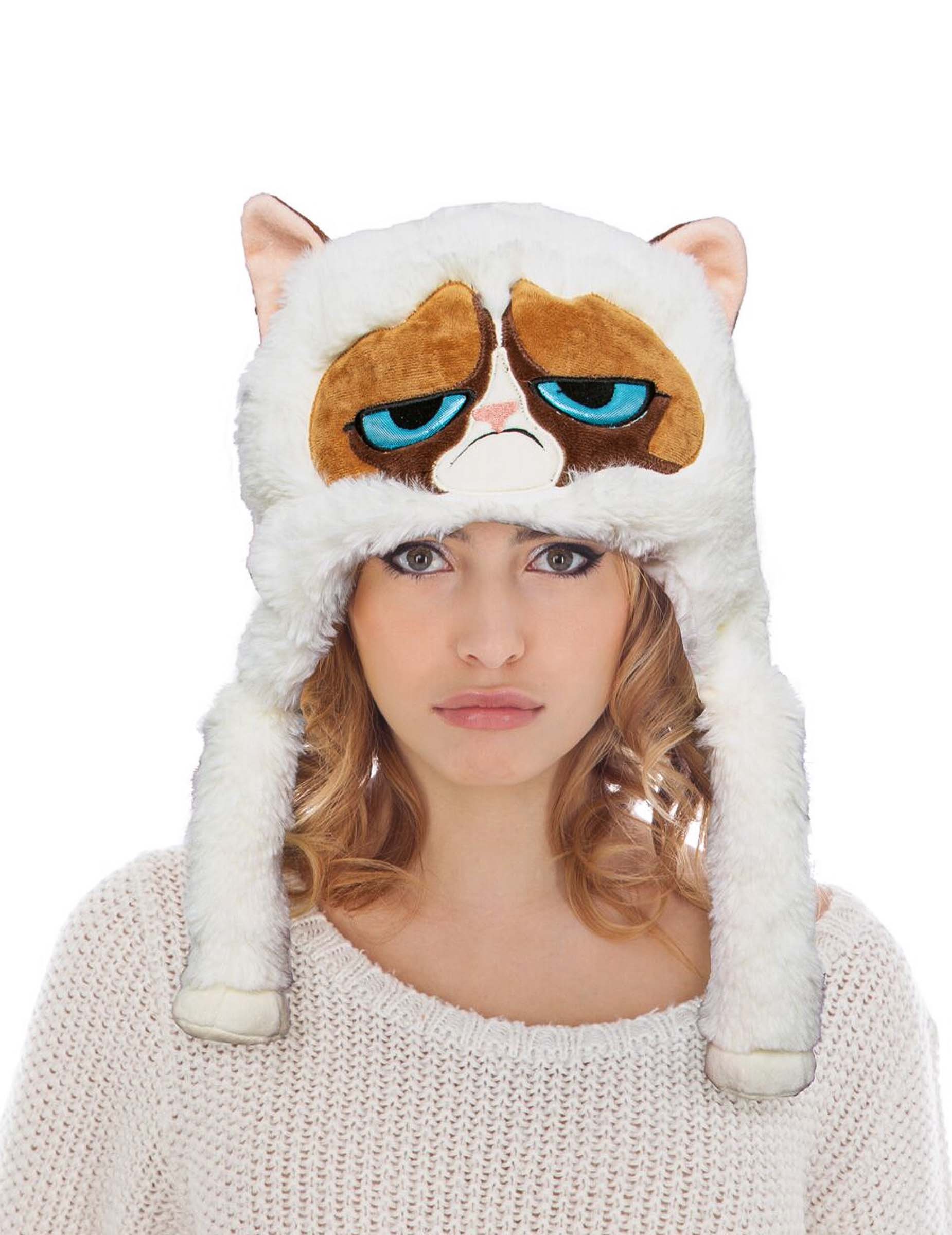 Bonnet Grumpy cat adulte