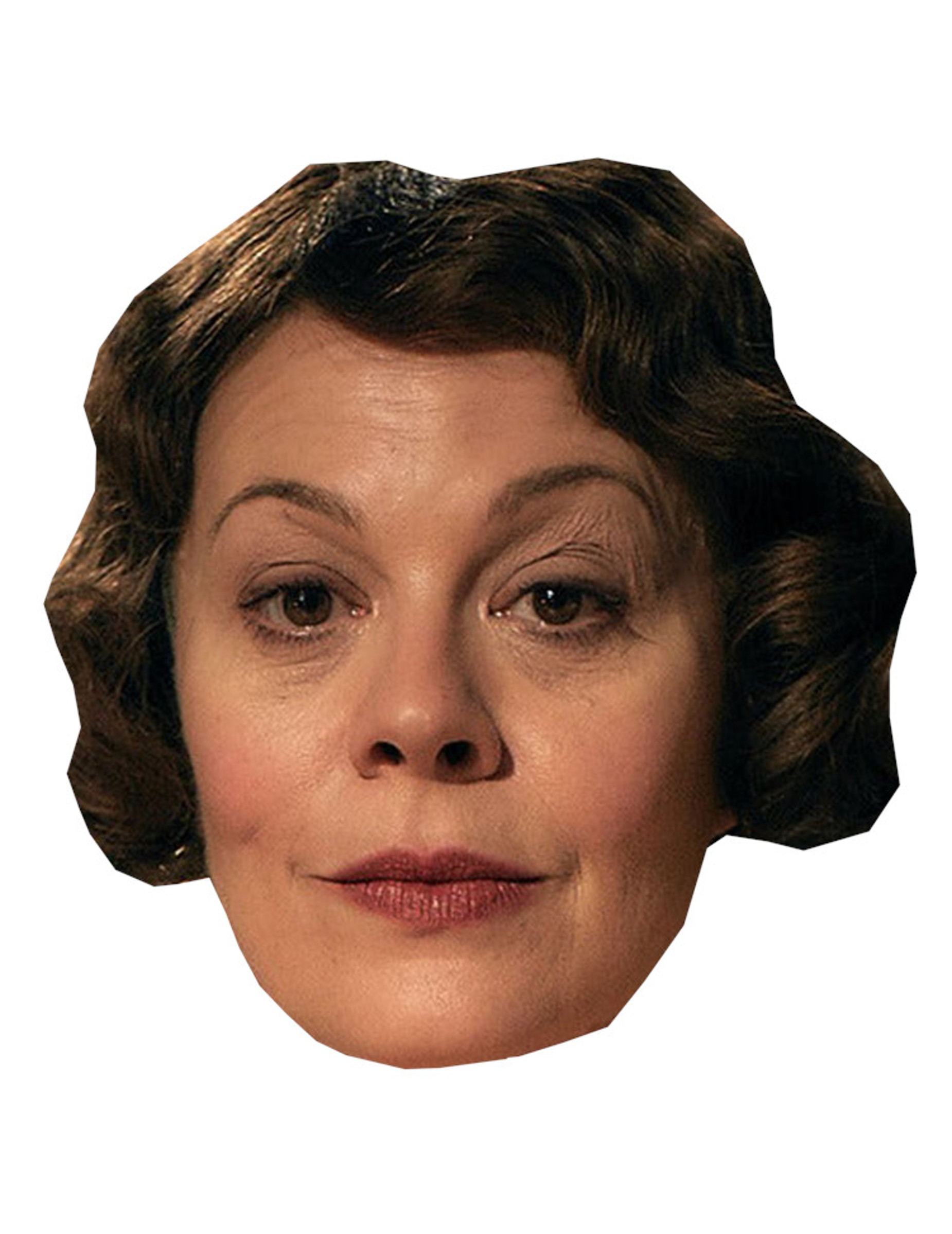 Masque en carton Helen McCrory