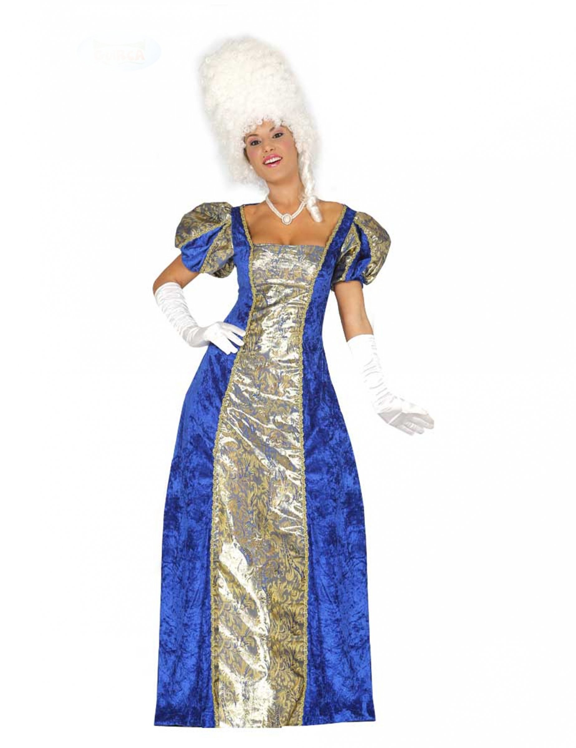 Déguisement marquise bleue femme