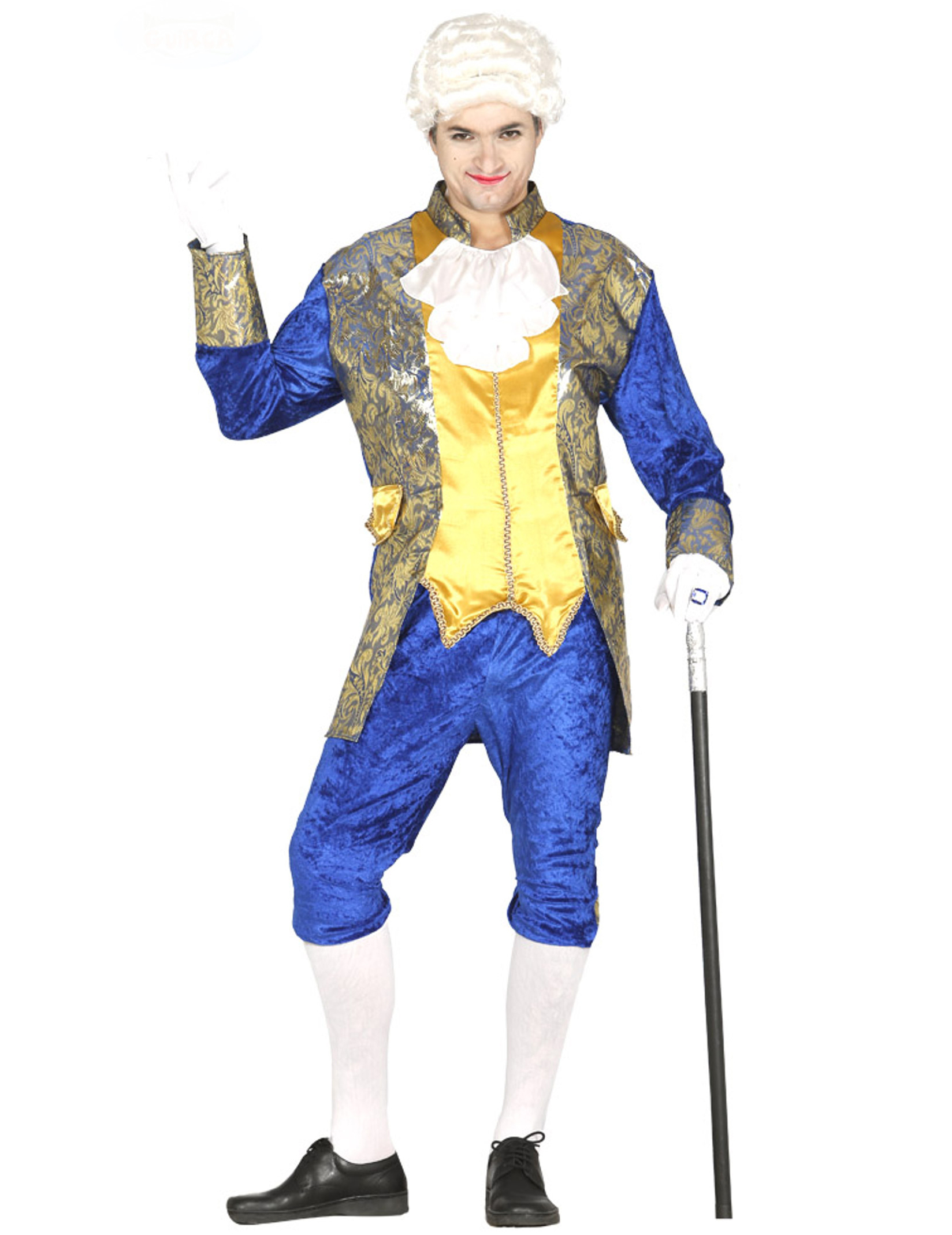 Déguisement marquis bleu homme