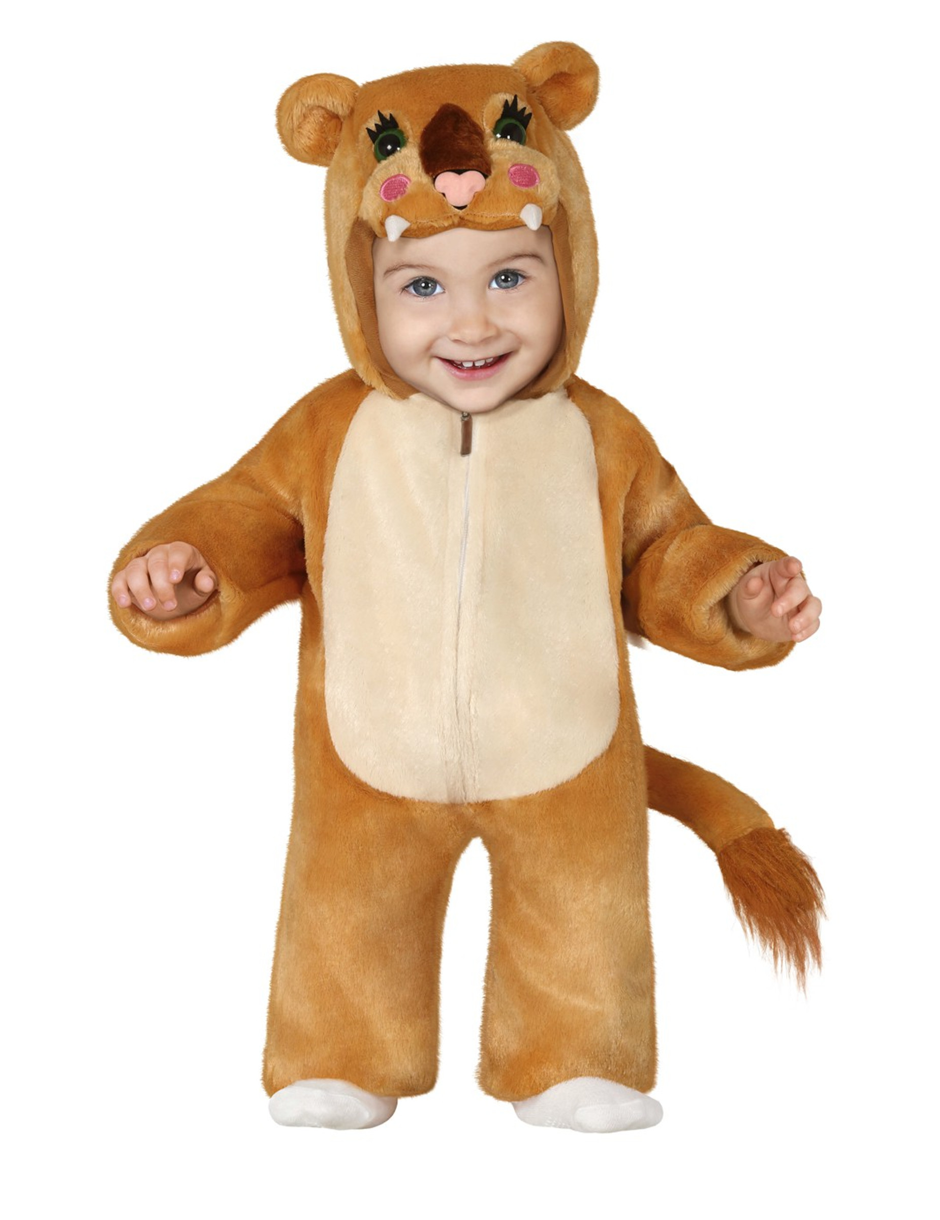 Déguisement lion peluche bébé