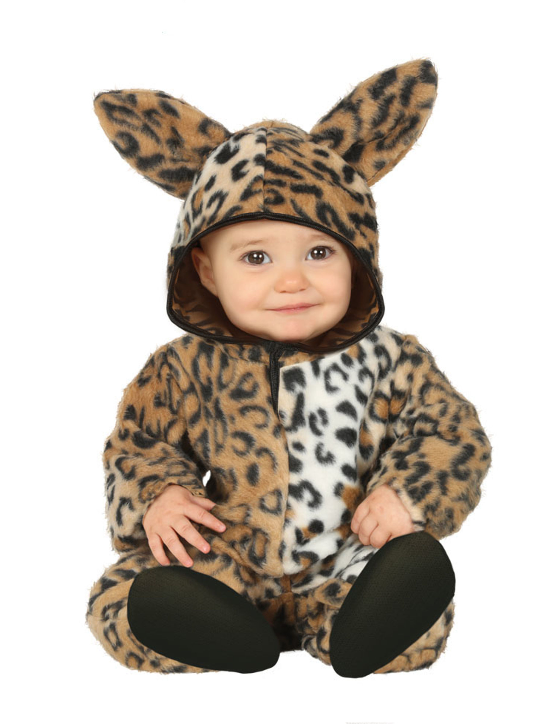 Déguisement Léopard peluche bébé