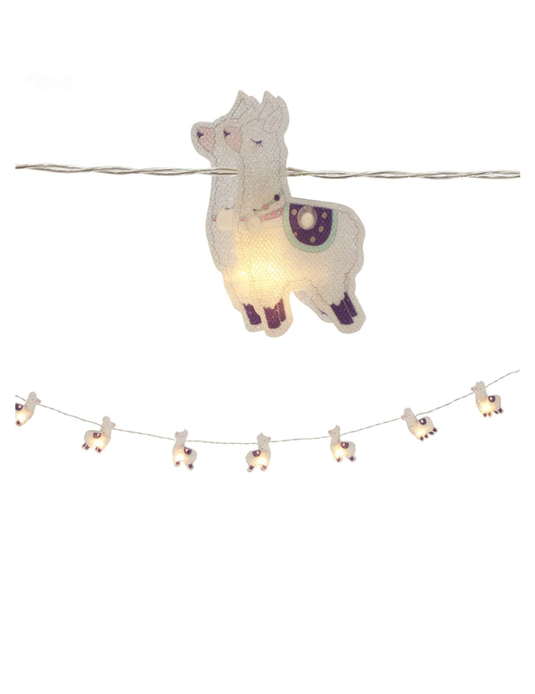 Guirlande lumineuse lamas 10 LEDS 165 cm
