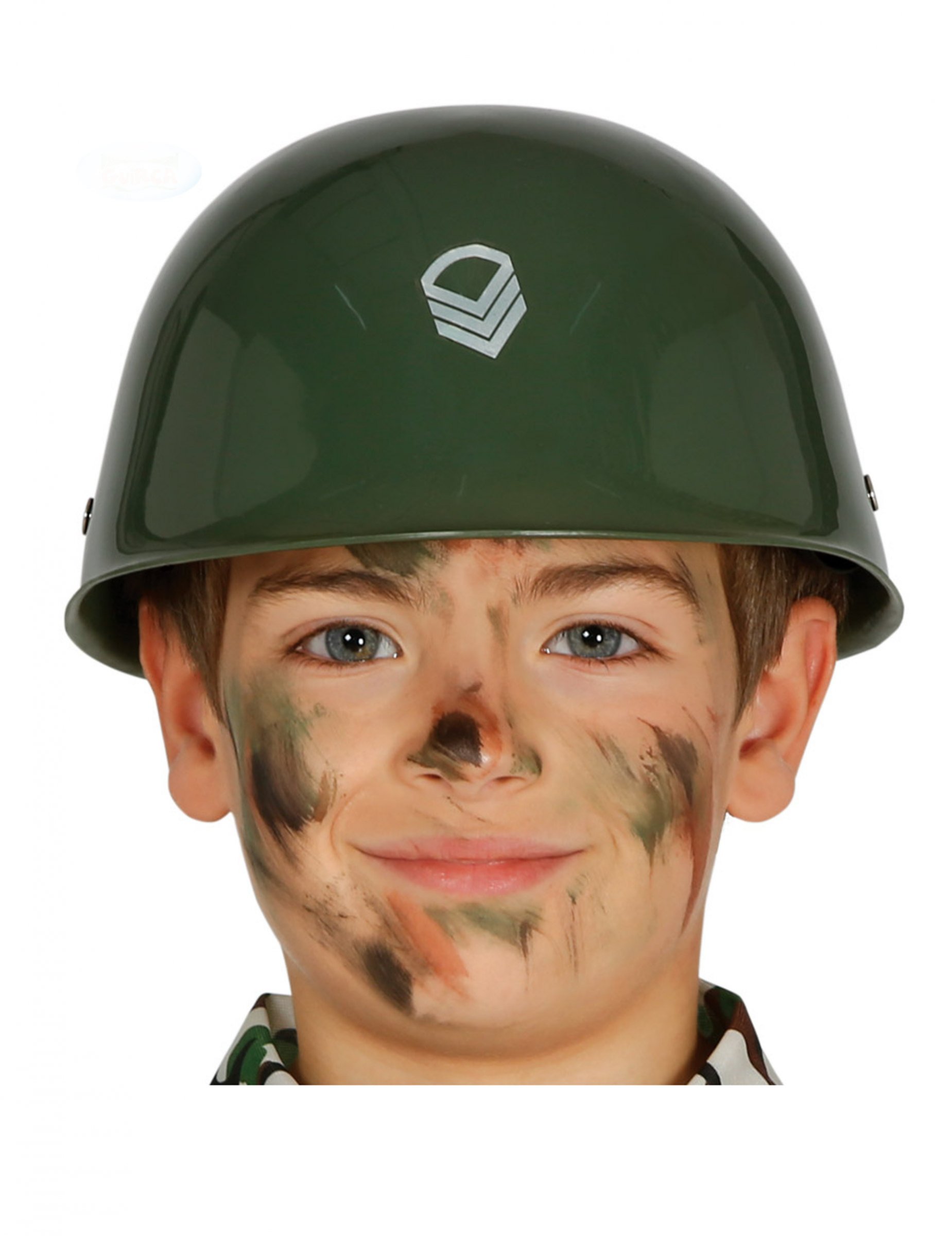 Casque militaire kaki enfant