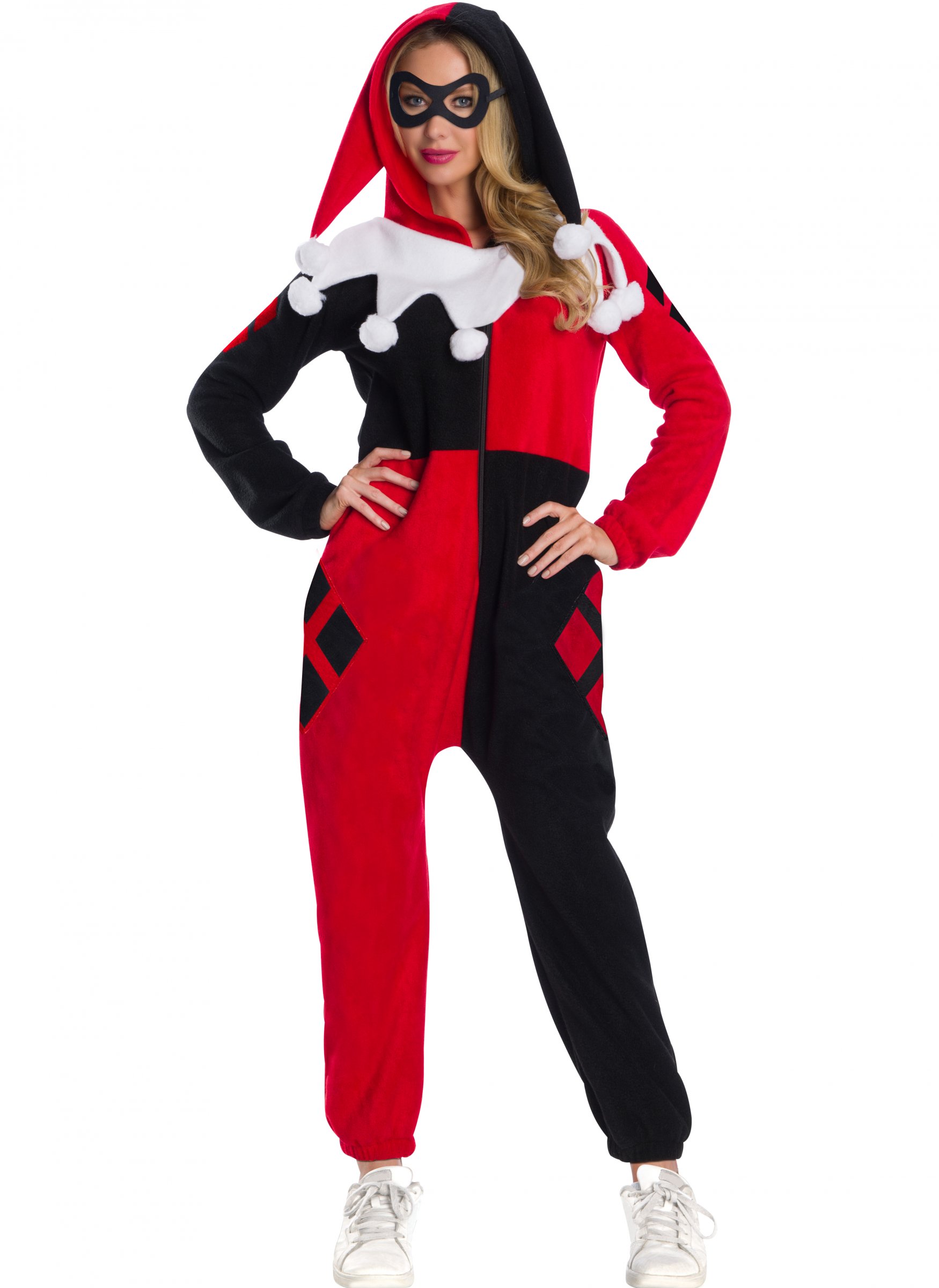 Déguisement combinaison Harley Quinn adulte