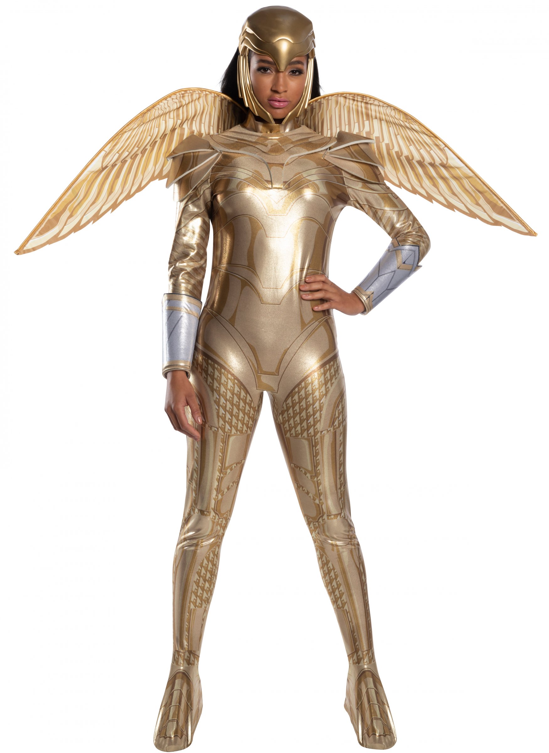 Déguisement Wonder Woman 1984 doré luxe femme