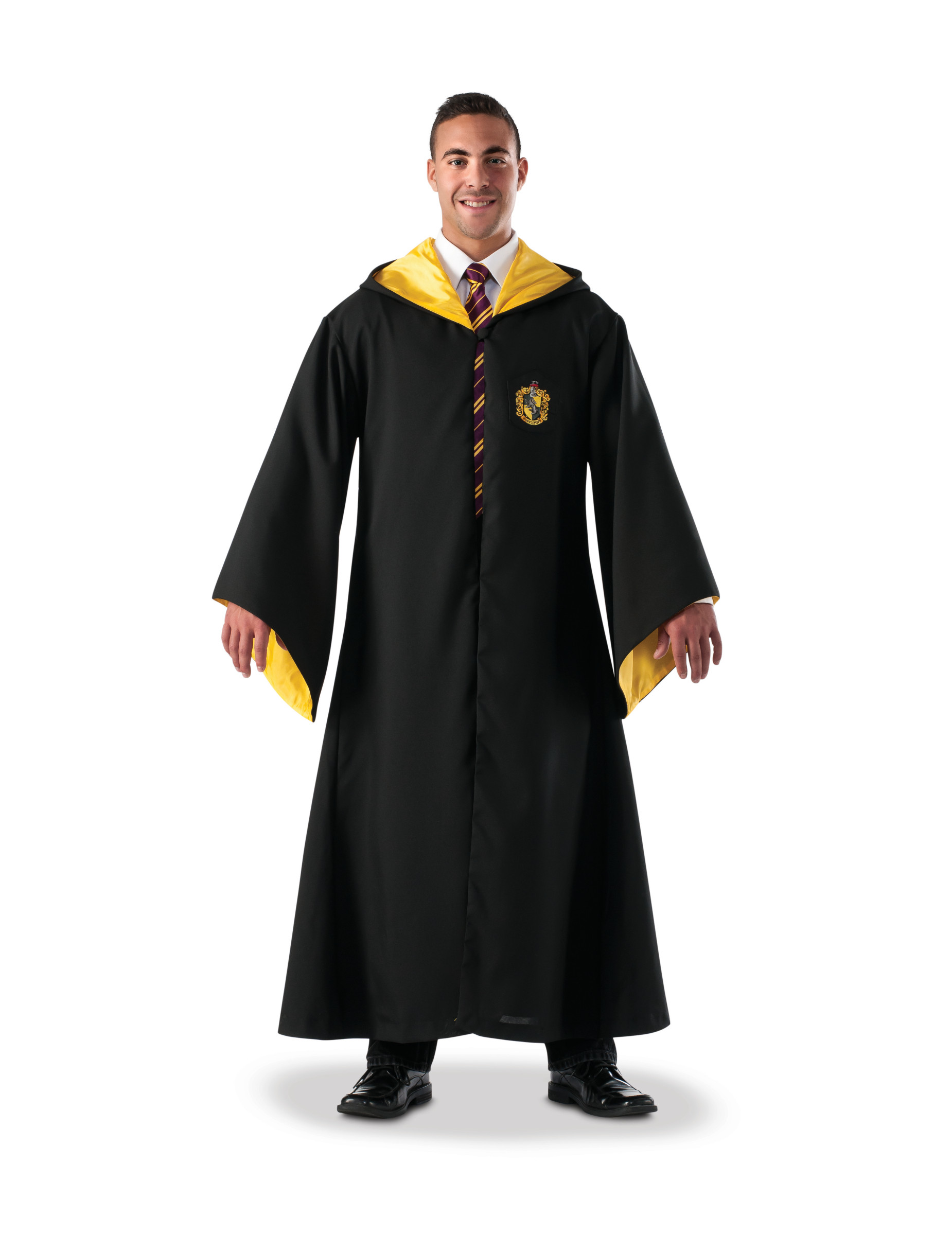 Réplique luxe robe de sorcier Poufsouffle adulte