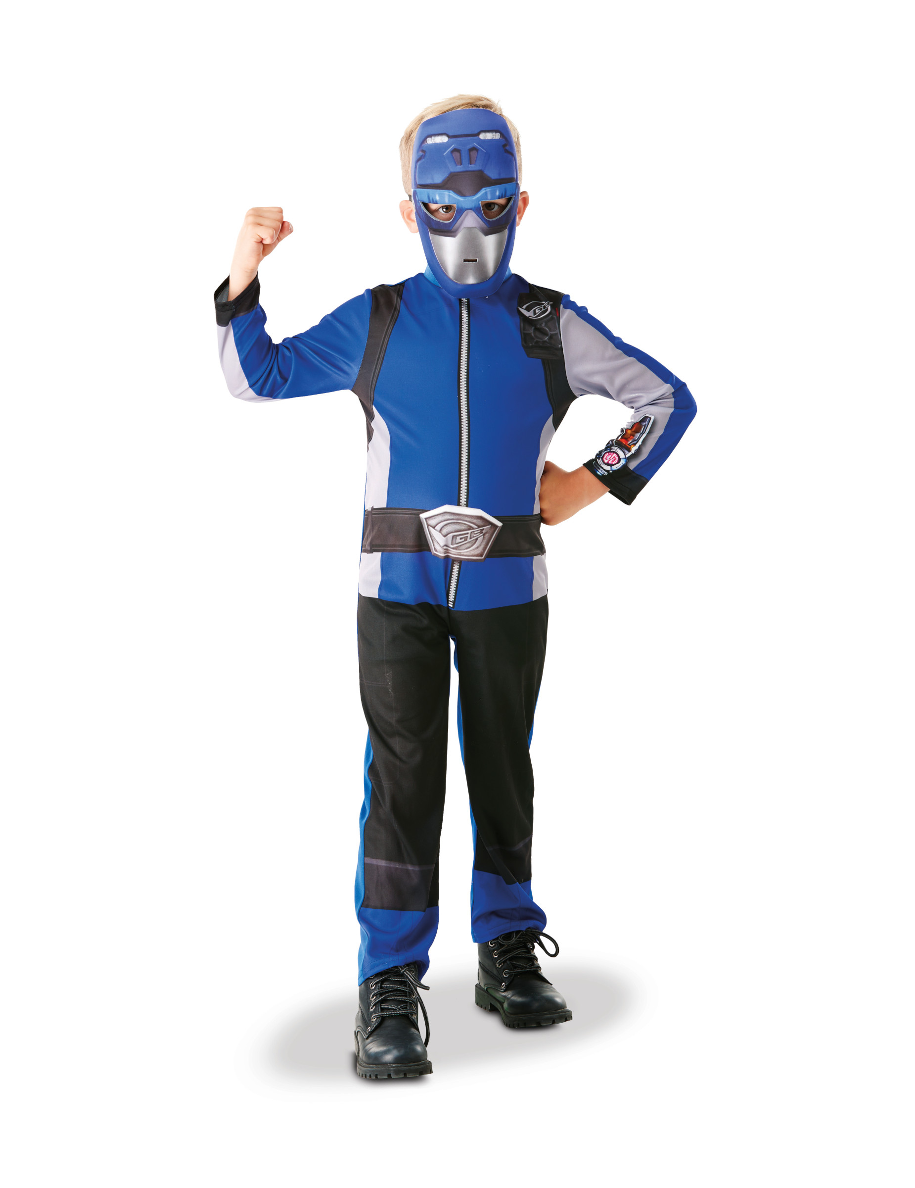 Déguisement classique Power Rangers bleu enfant