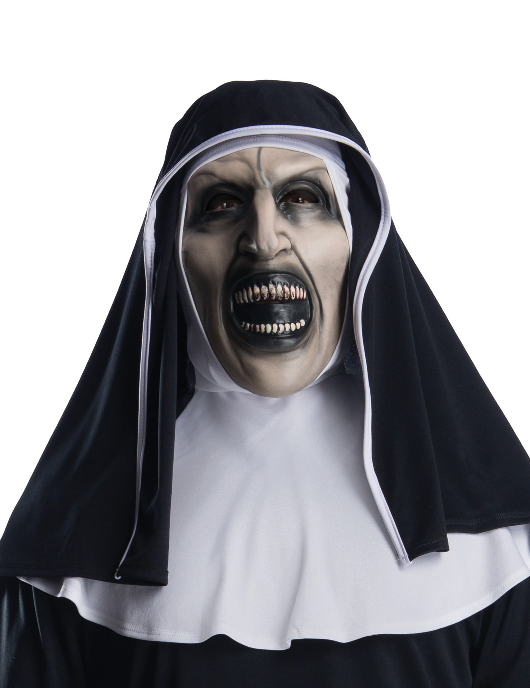 Masque avec coiffe La Nonne adulte