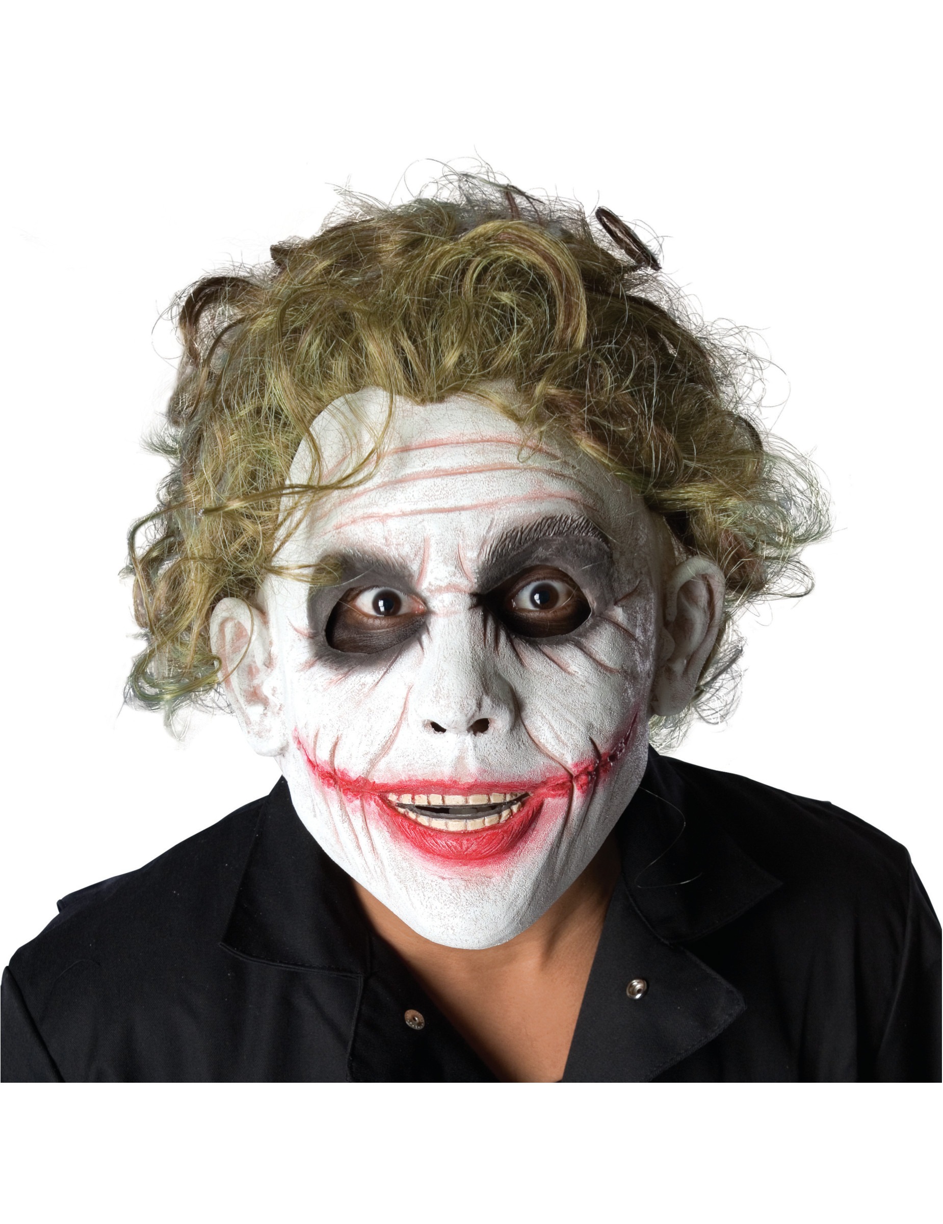 Perruque bouclée verte Joker adulte