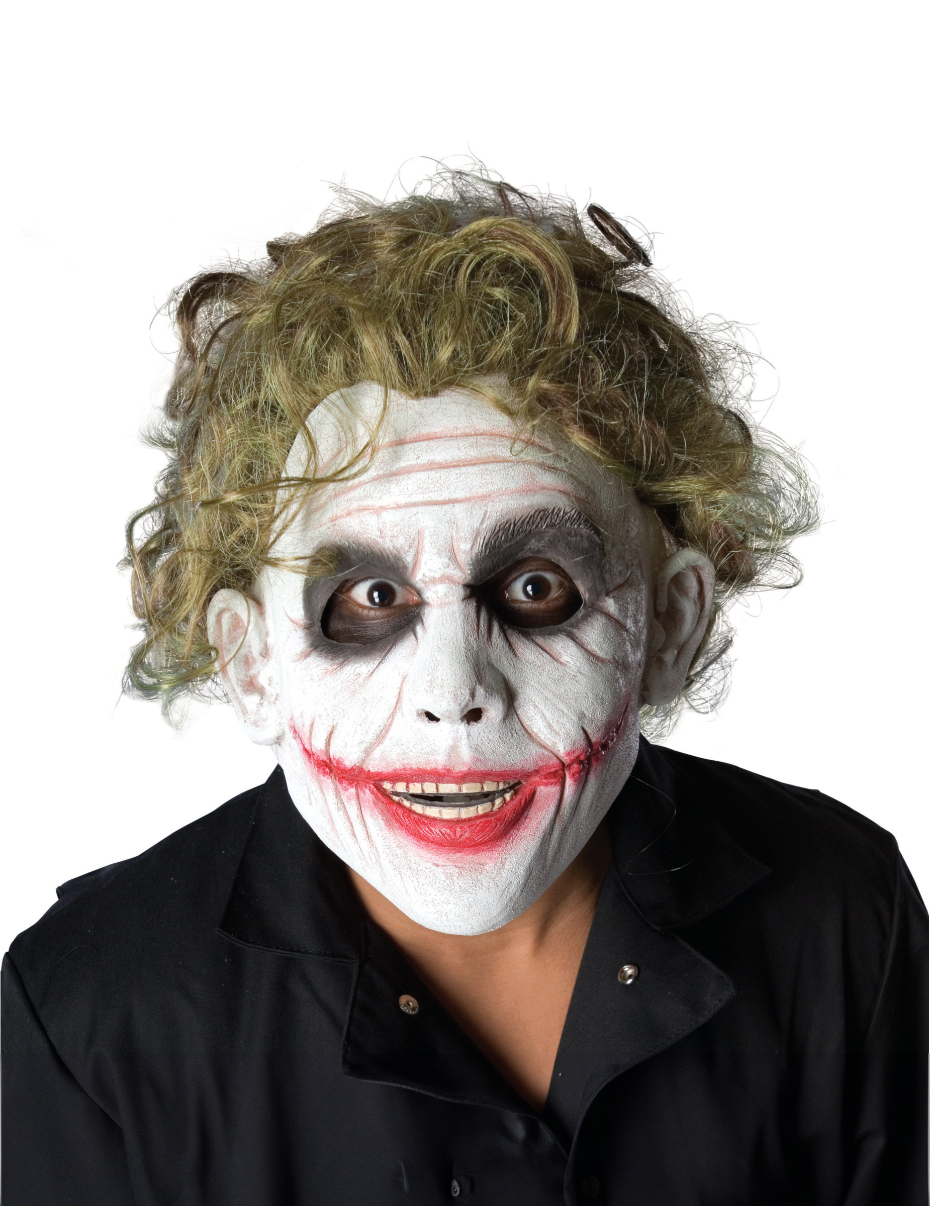 Perruque bouclée verte Joker adulte