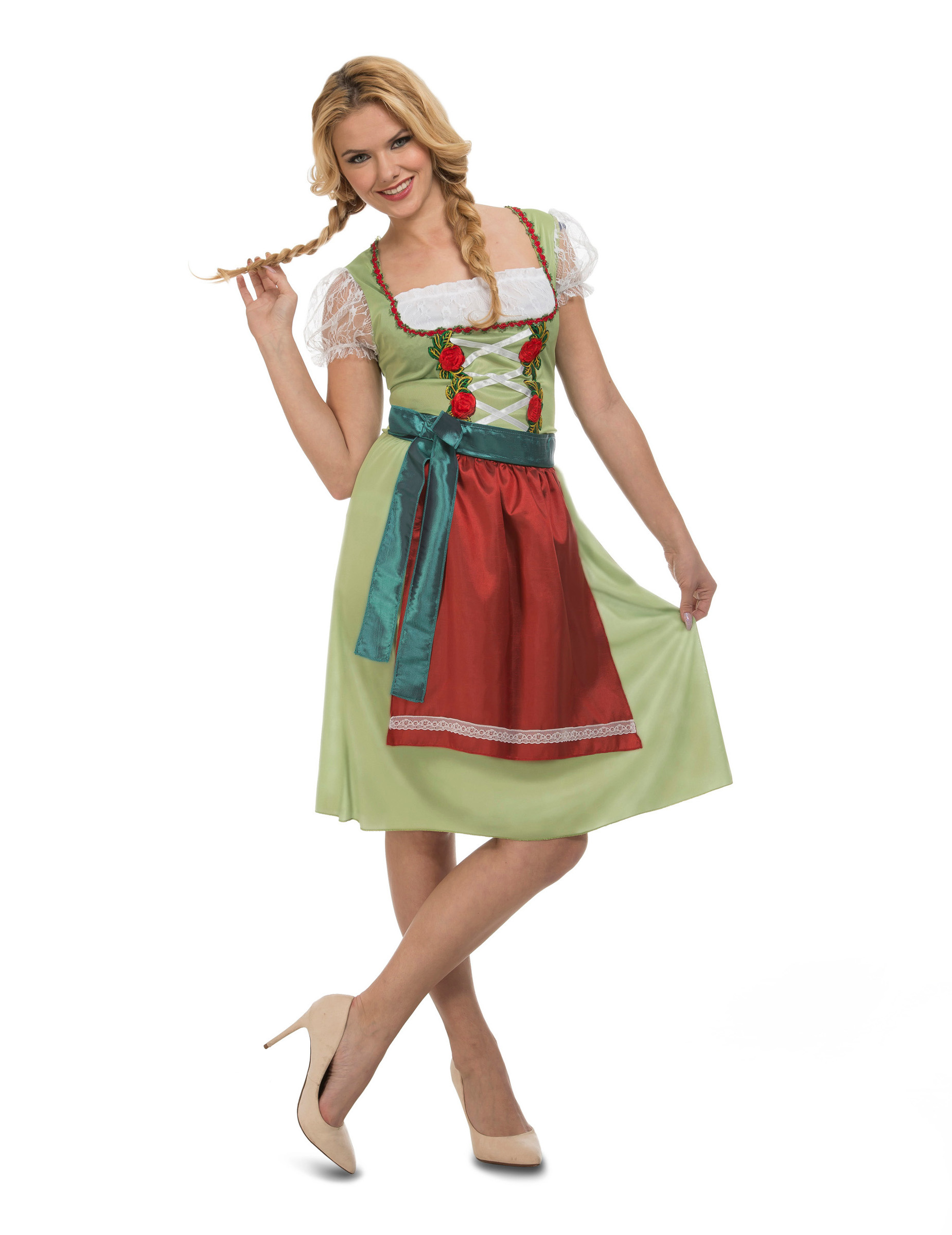 Déguisement robe verte fête de la bière femme