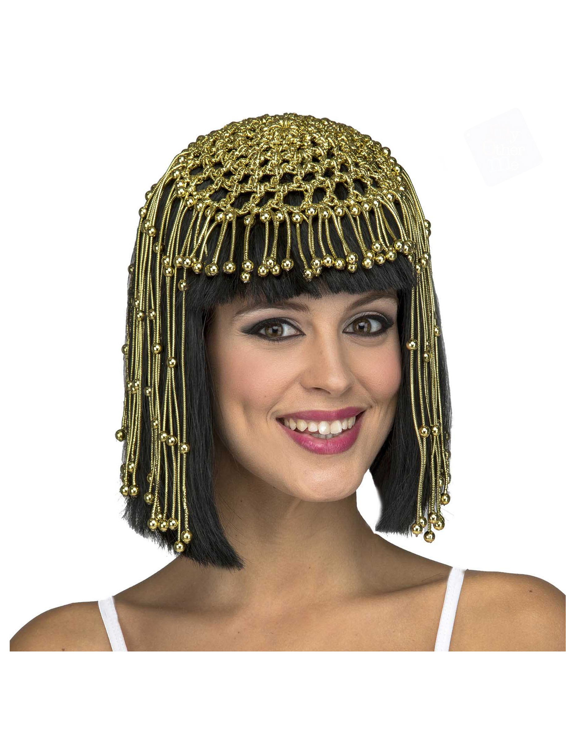 Perruque courte reine d'Egypte adulte