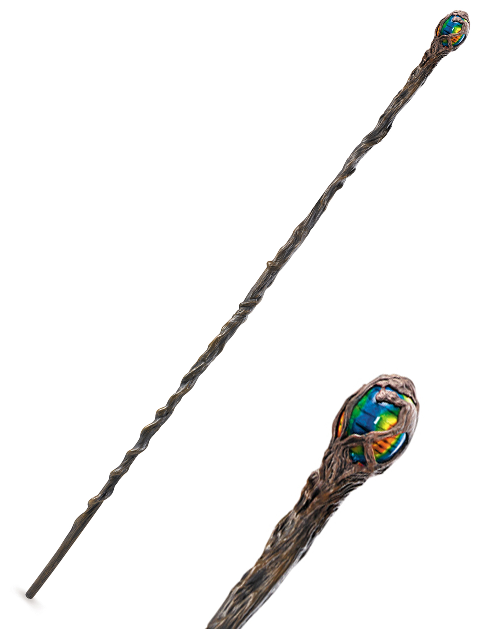 Sceptre boisé marron Adulte