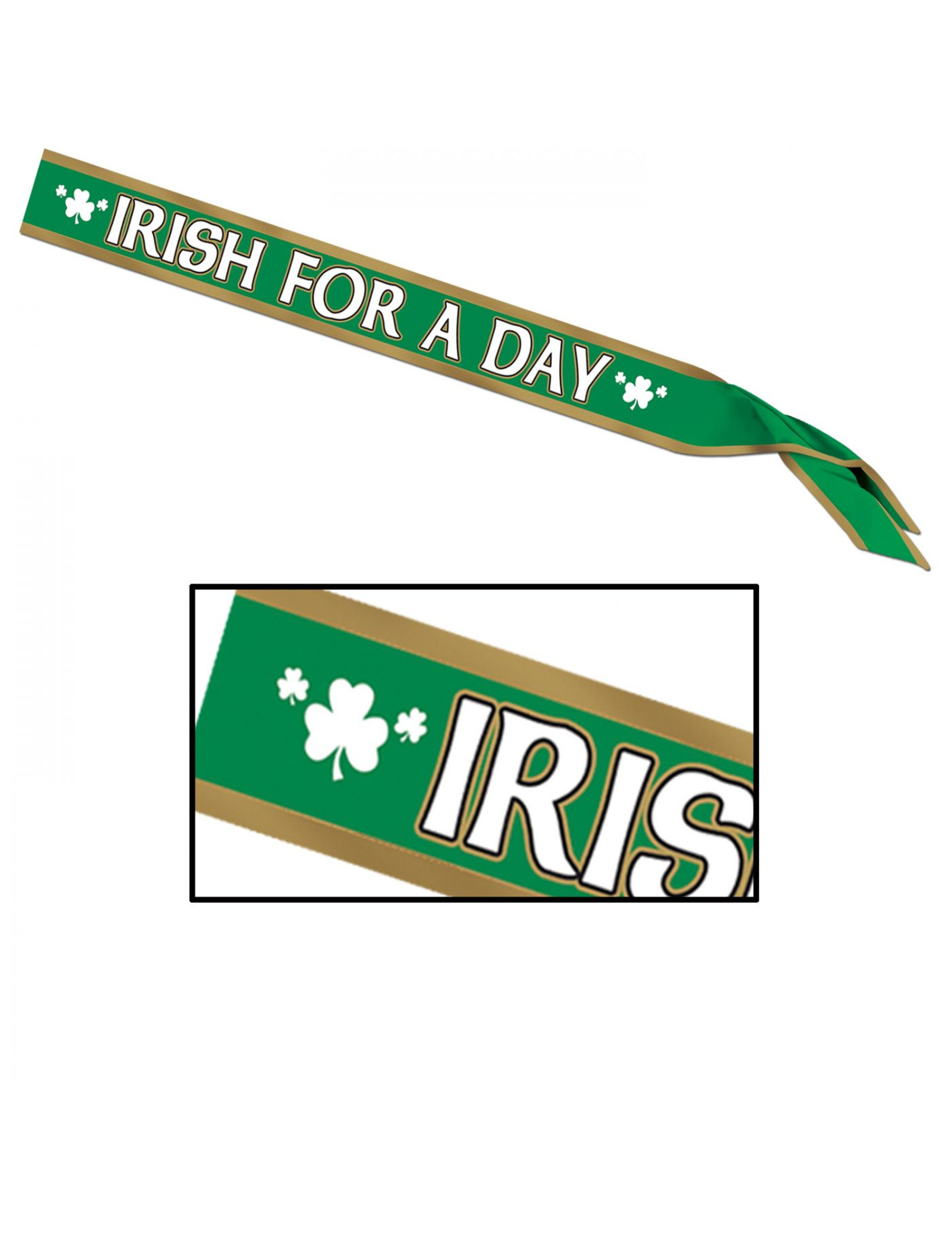 Écharpe satinée Irish for a day