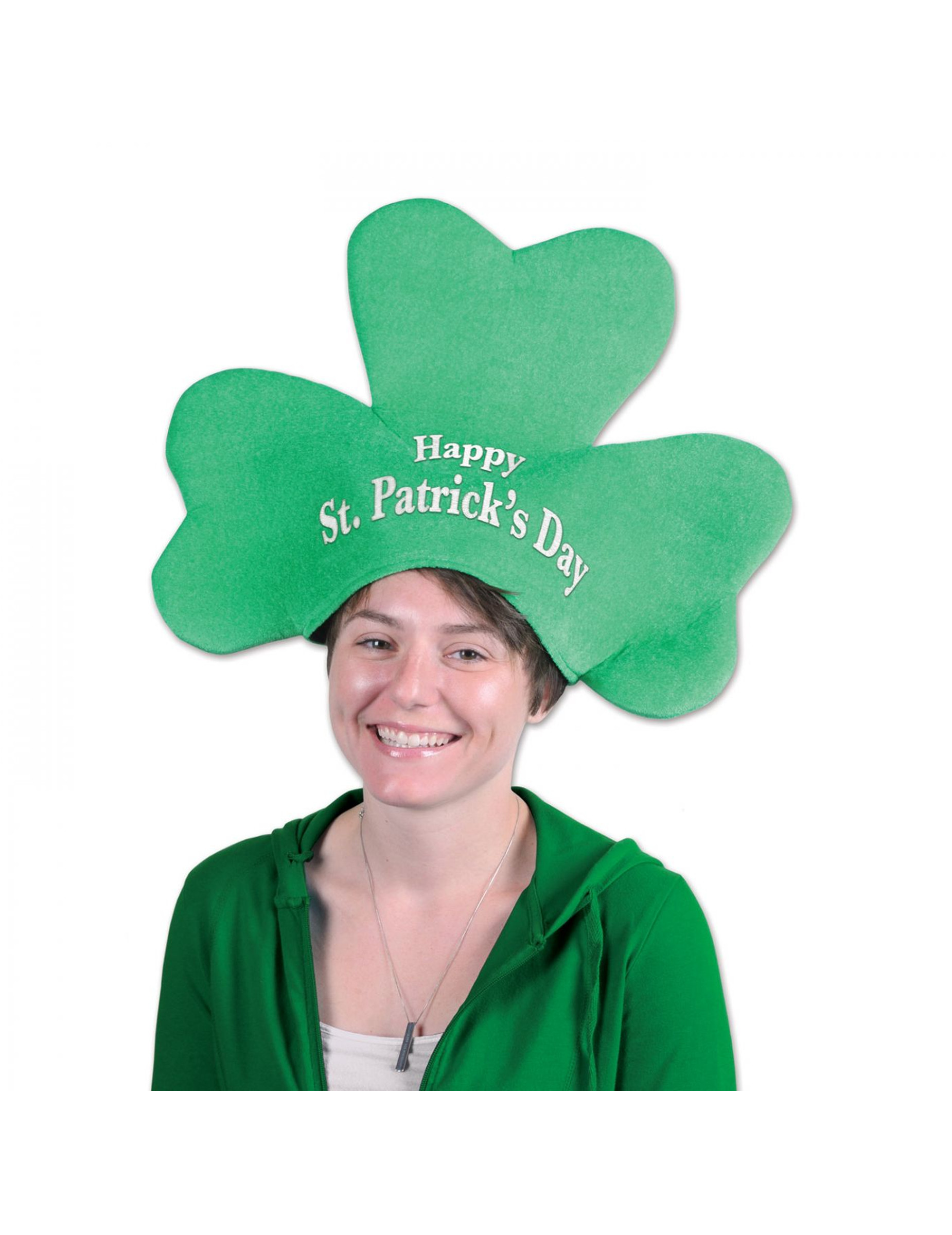 Chapeau trèfles Happy Saint Patrick's day adulte