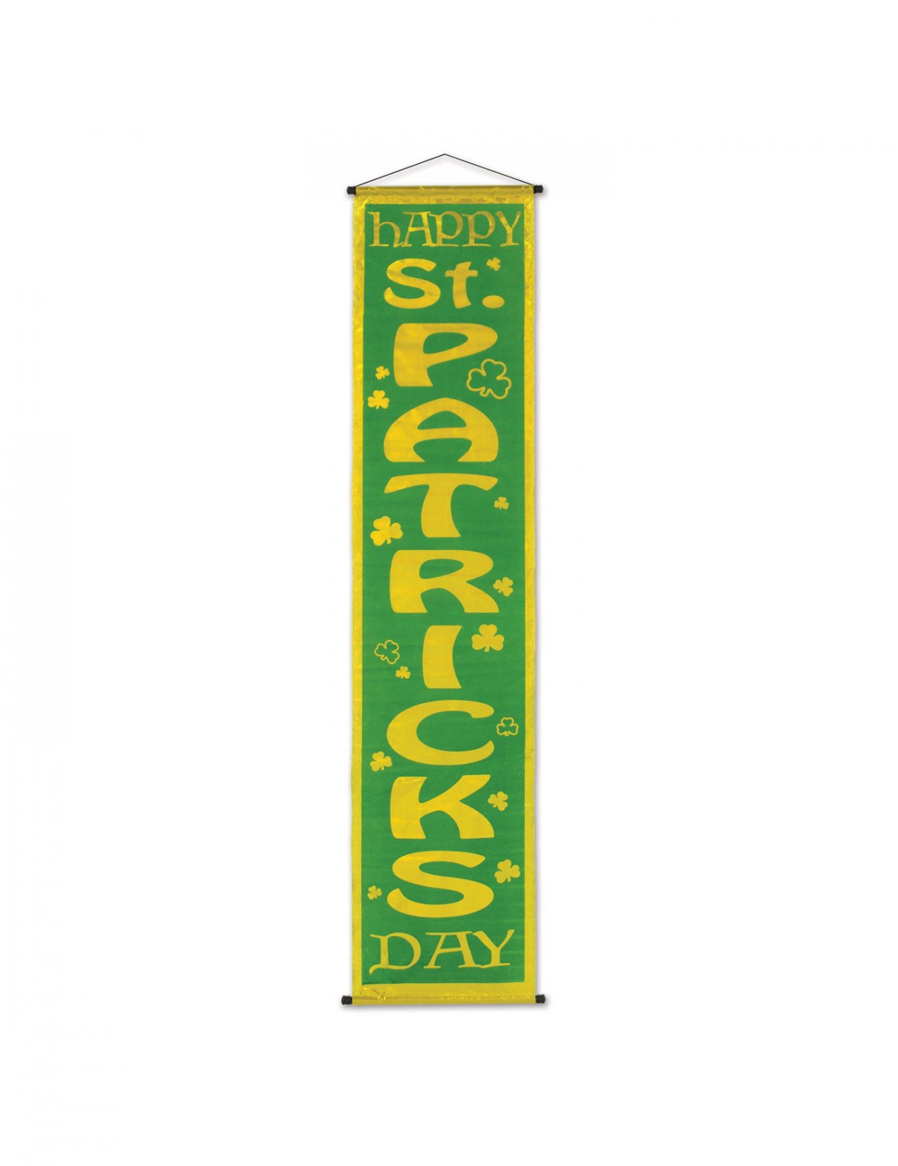 Bannière géante à suspendre Saint Patrick 30 cm x 121 cm