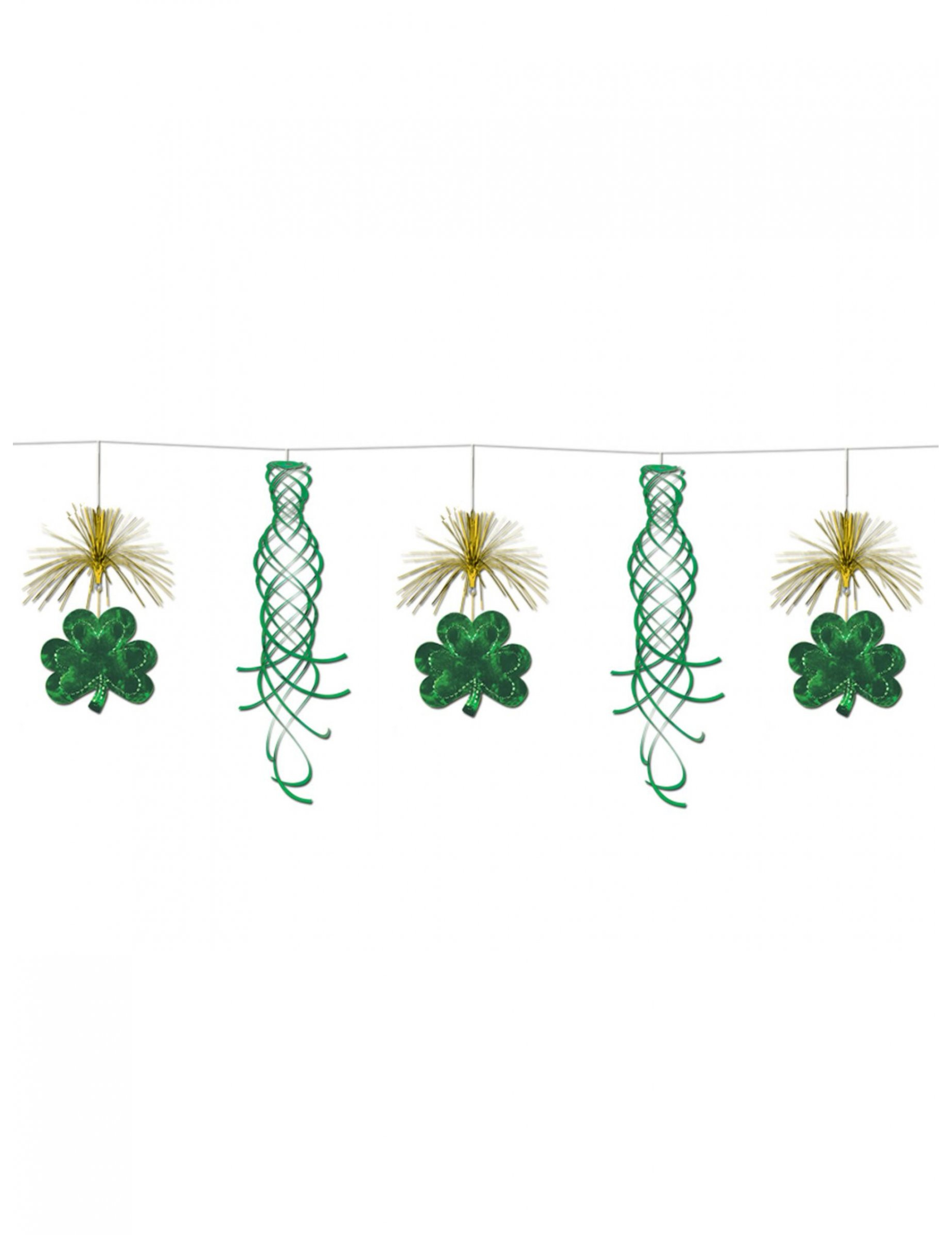Guirlande suspension trèfles 3 m