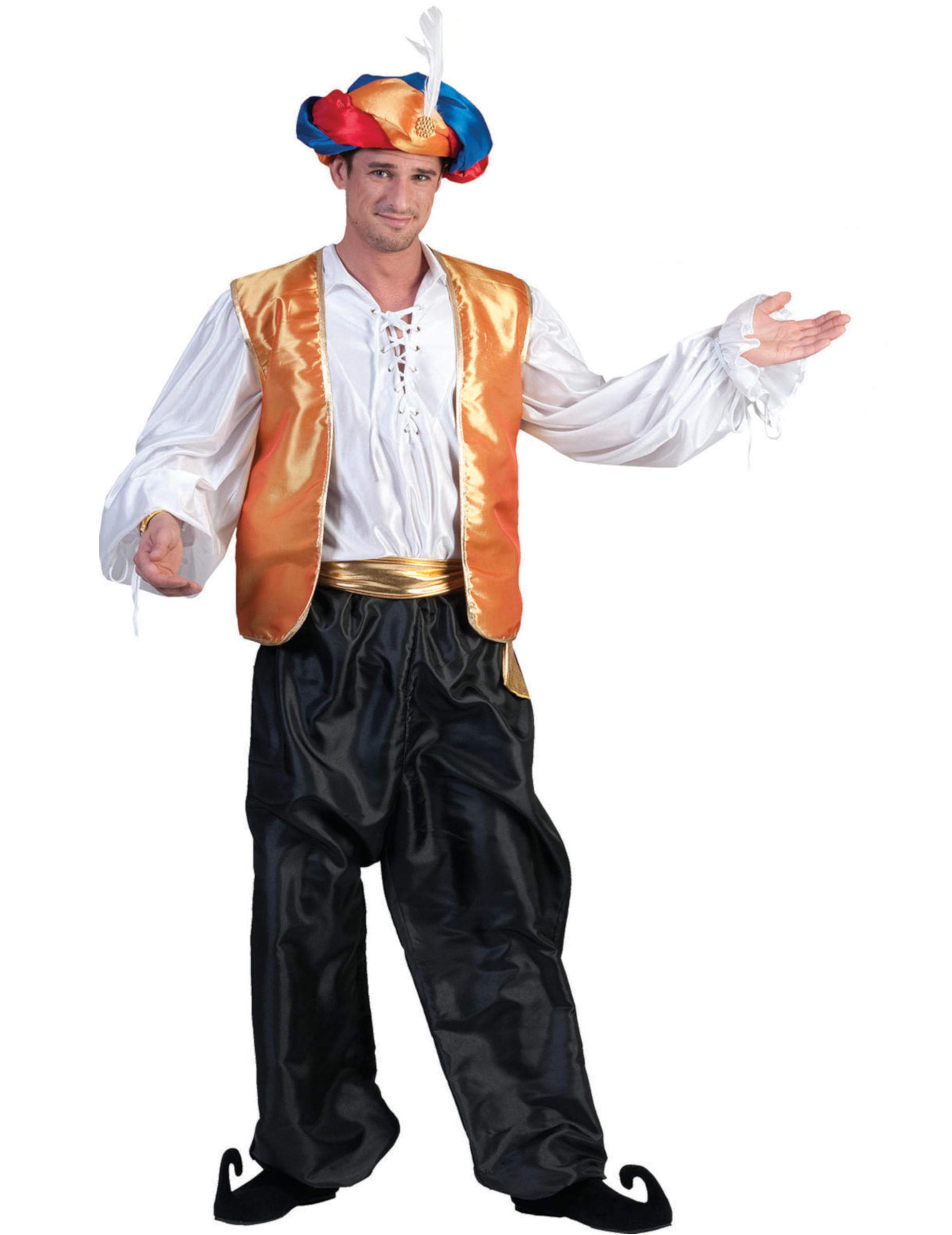 Veste dorée prince du désert adulte