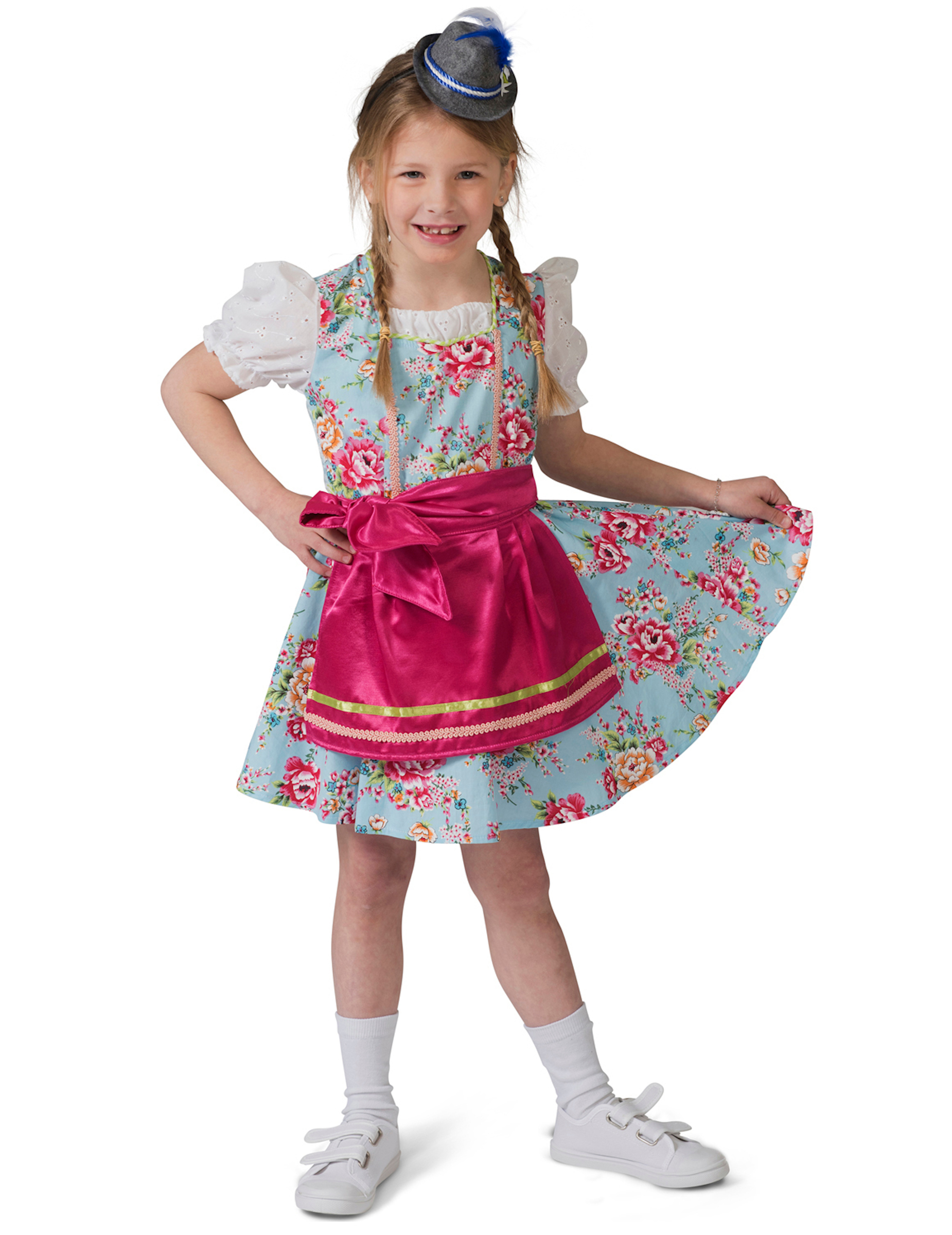 Déguisement bavaroise fleurie fille