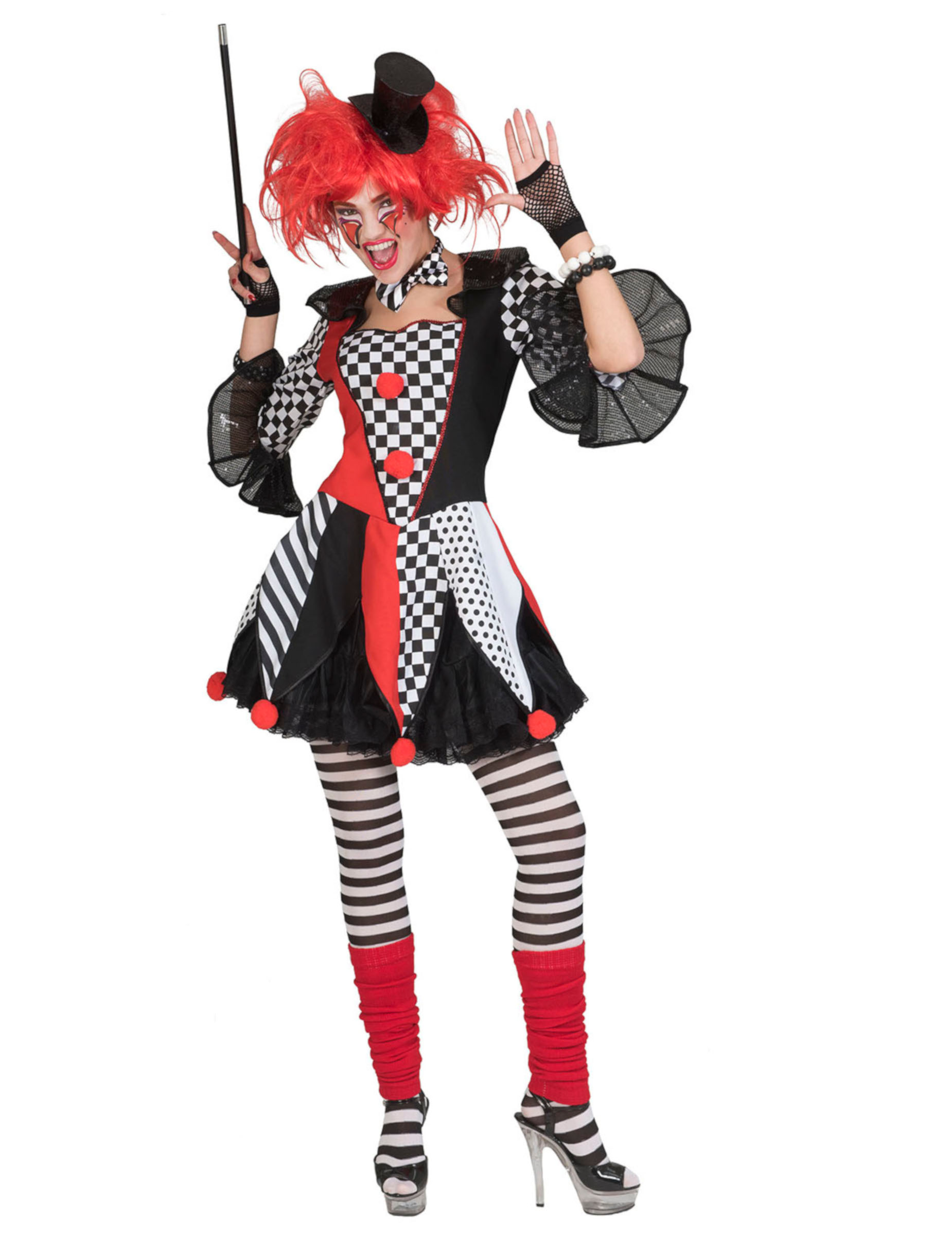 Déguisement arlequin femme