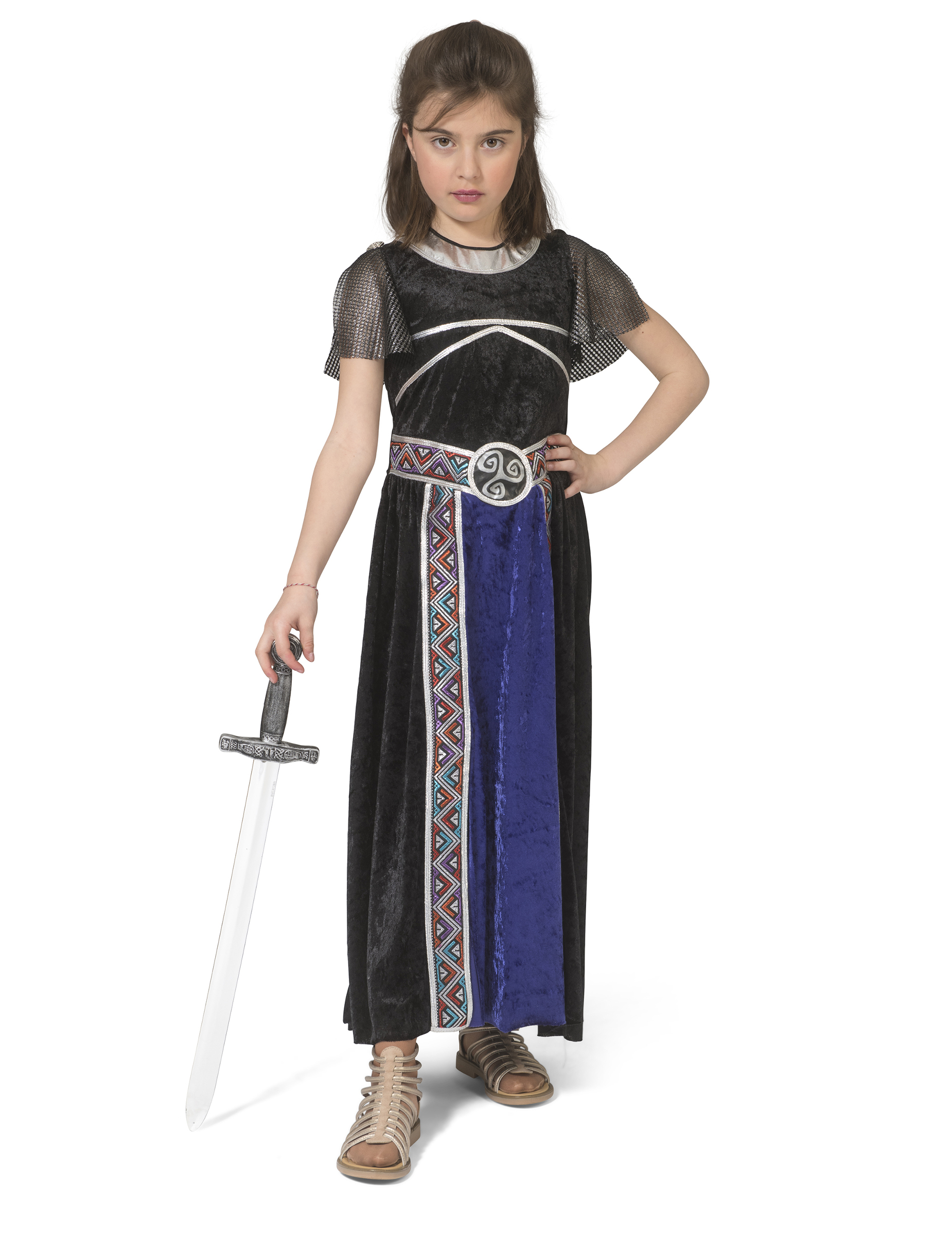 Déguisement robe guerrière fille