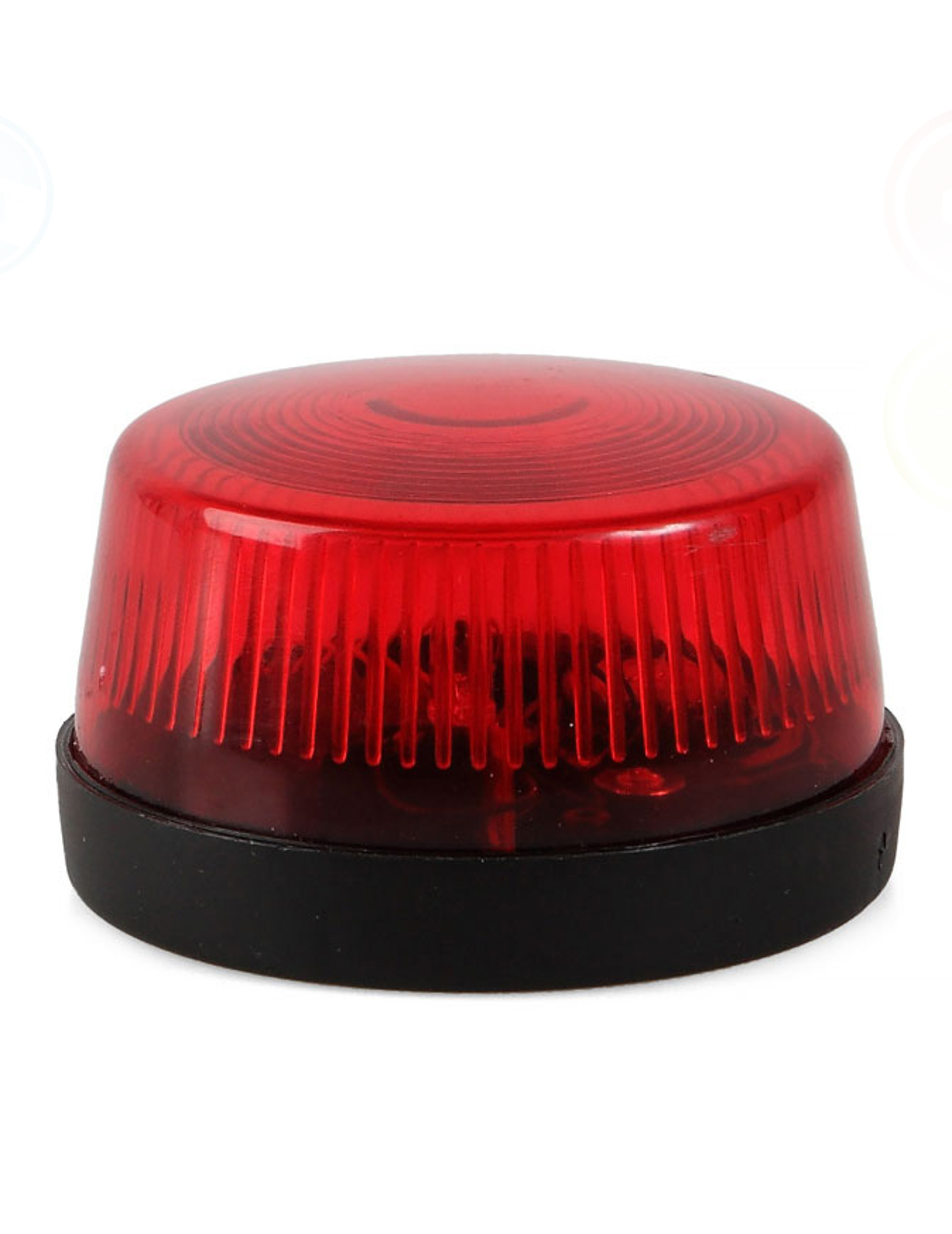 Sirène rouge lumineuse et sonore