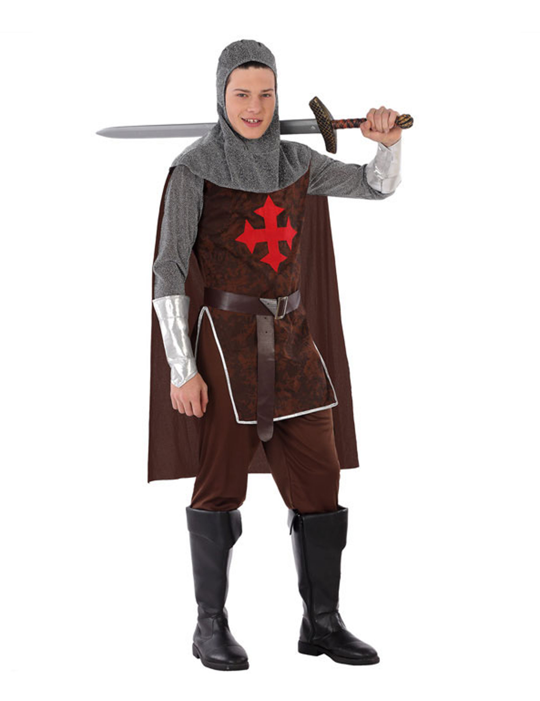 Déguisement de chevalier croisé adolescent