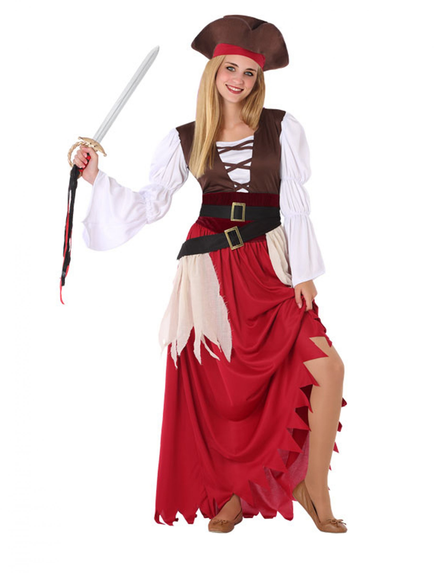 Déguisement pirate des mers adolescente