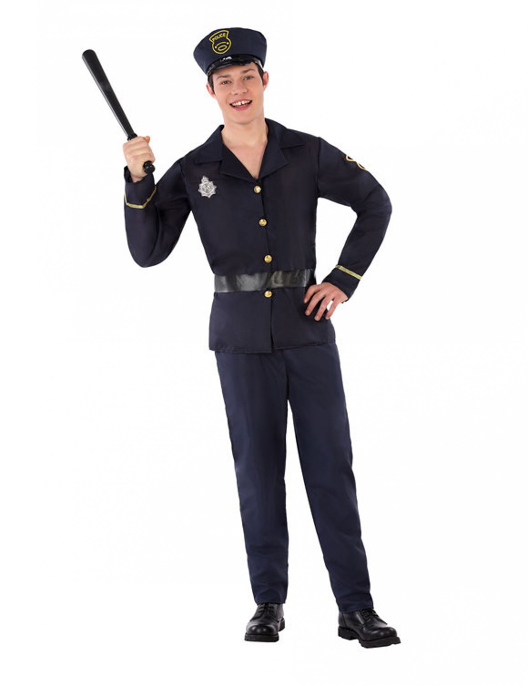 Déguisement uniforme de policier adolescent